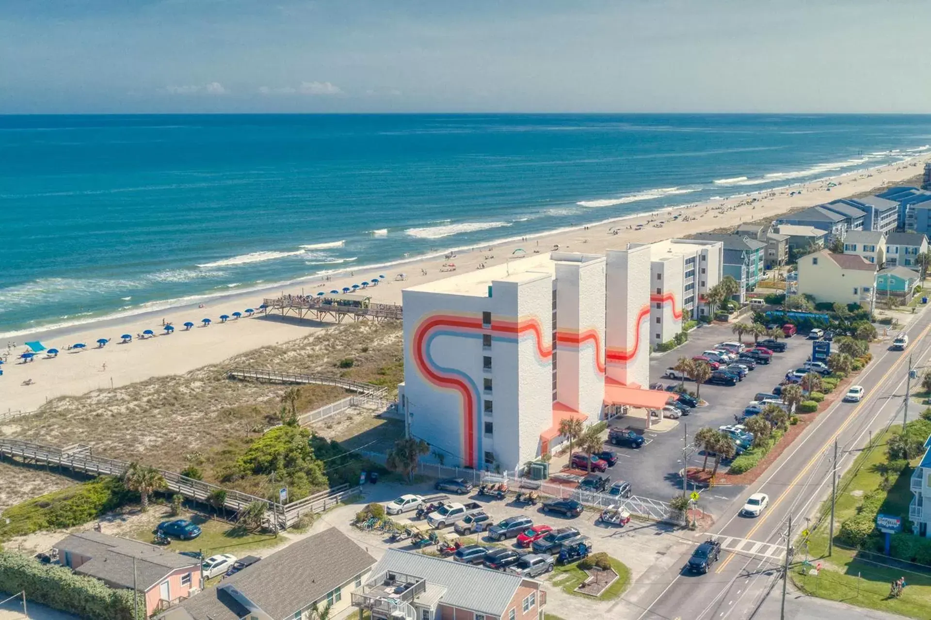 Bird's eye view, Bird's-eye View in Golden Sands Oceanfront Hotel