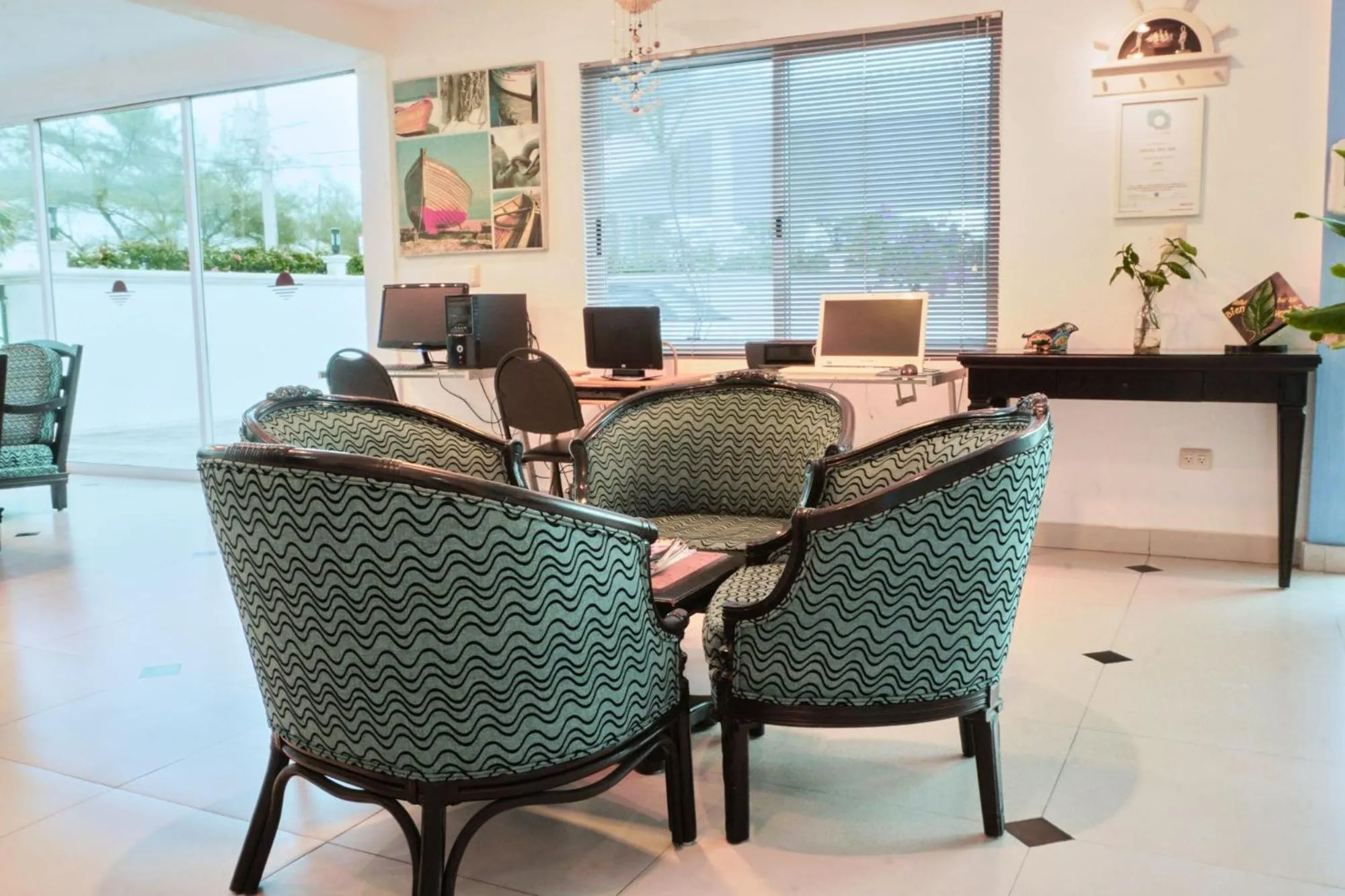 Lobby or reception in Hotel Del Sol