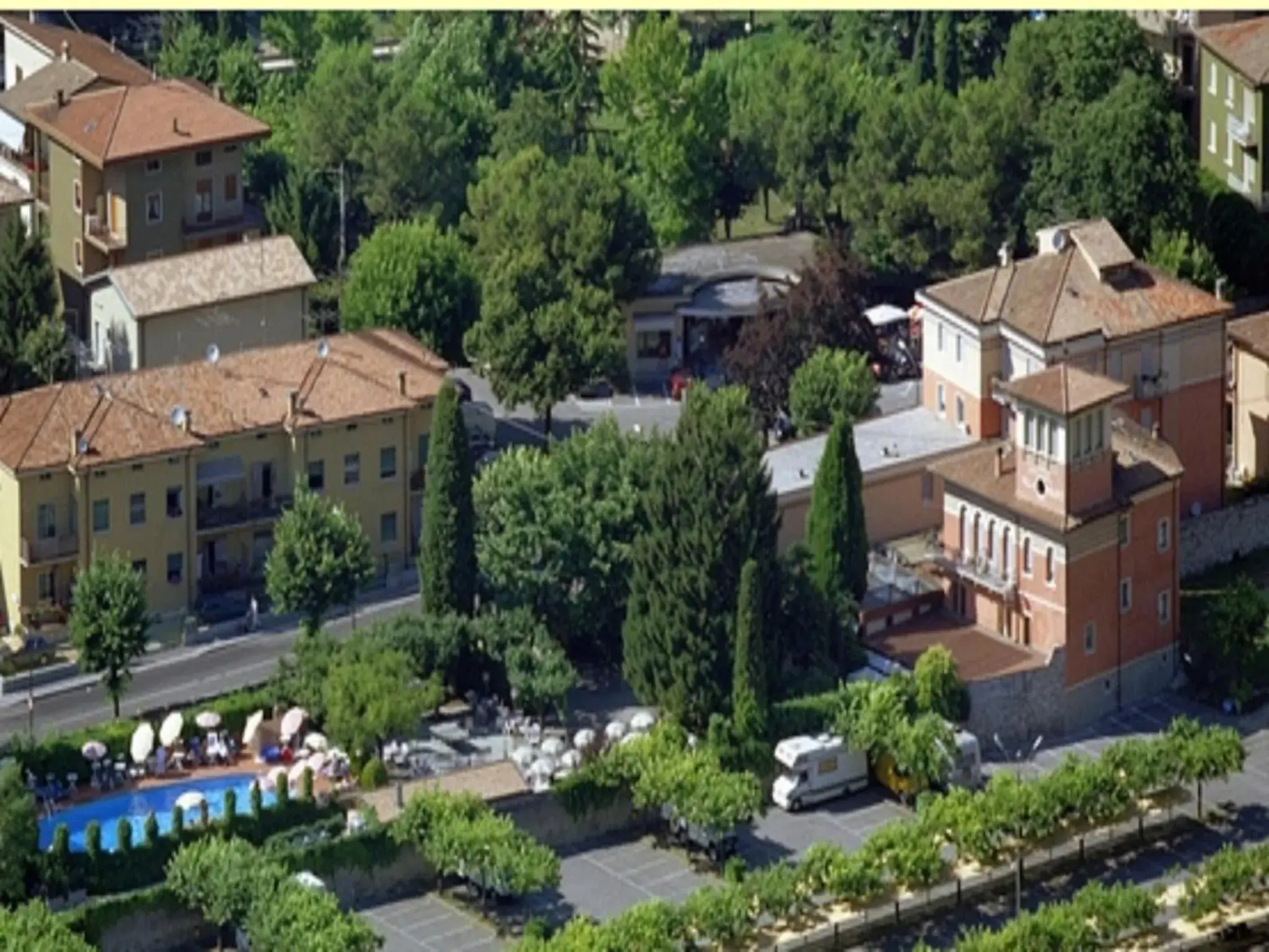 Day, Bird's-eye View in Hotel Villa Mulino ***S