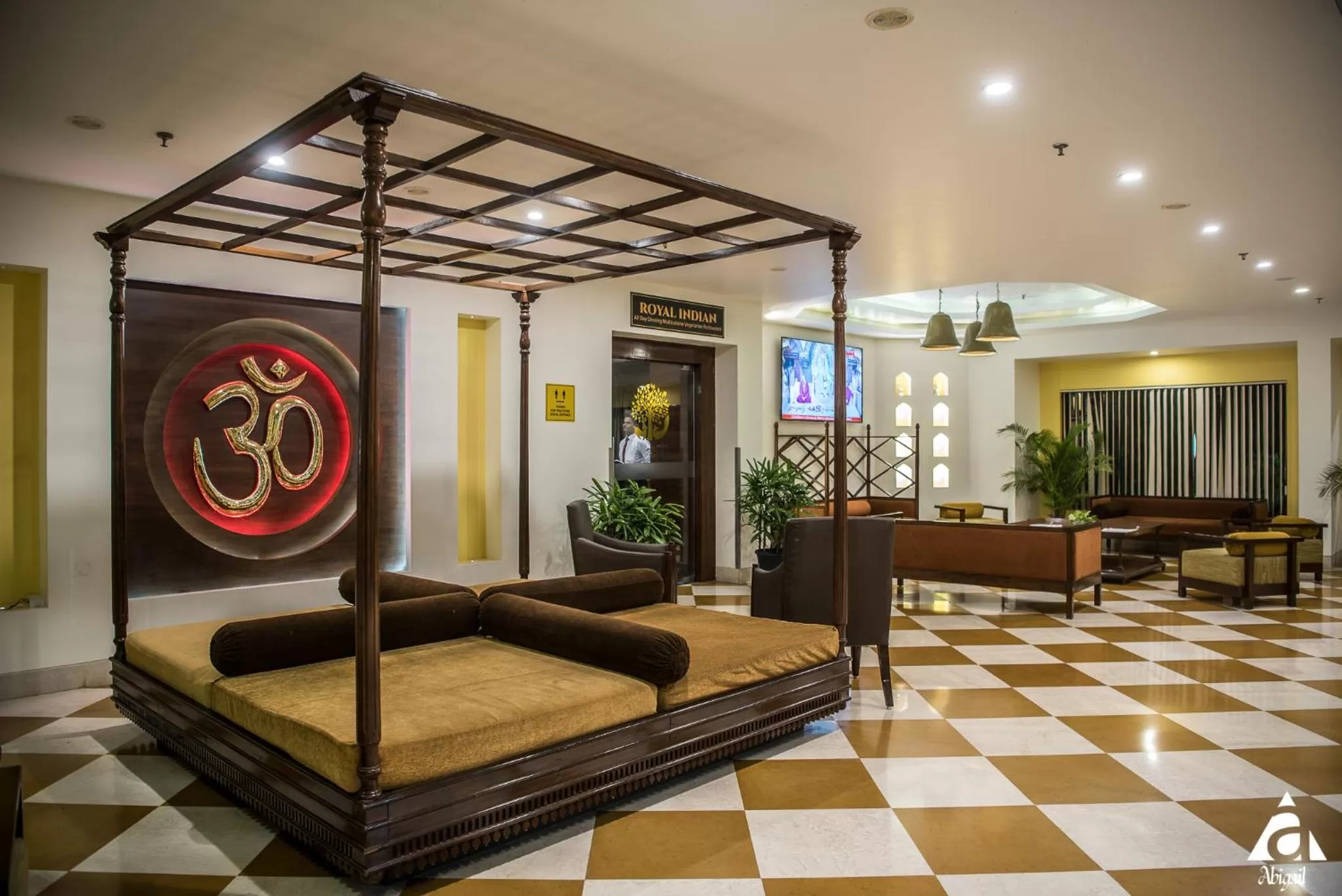 Lobby or reception in Hotel Abigail Goradia's