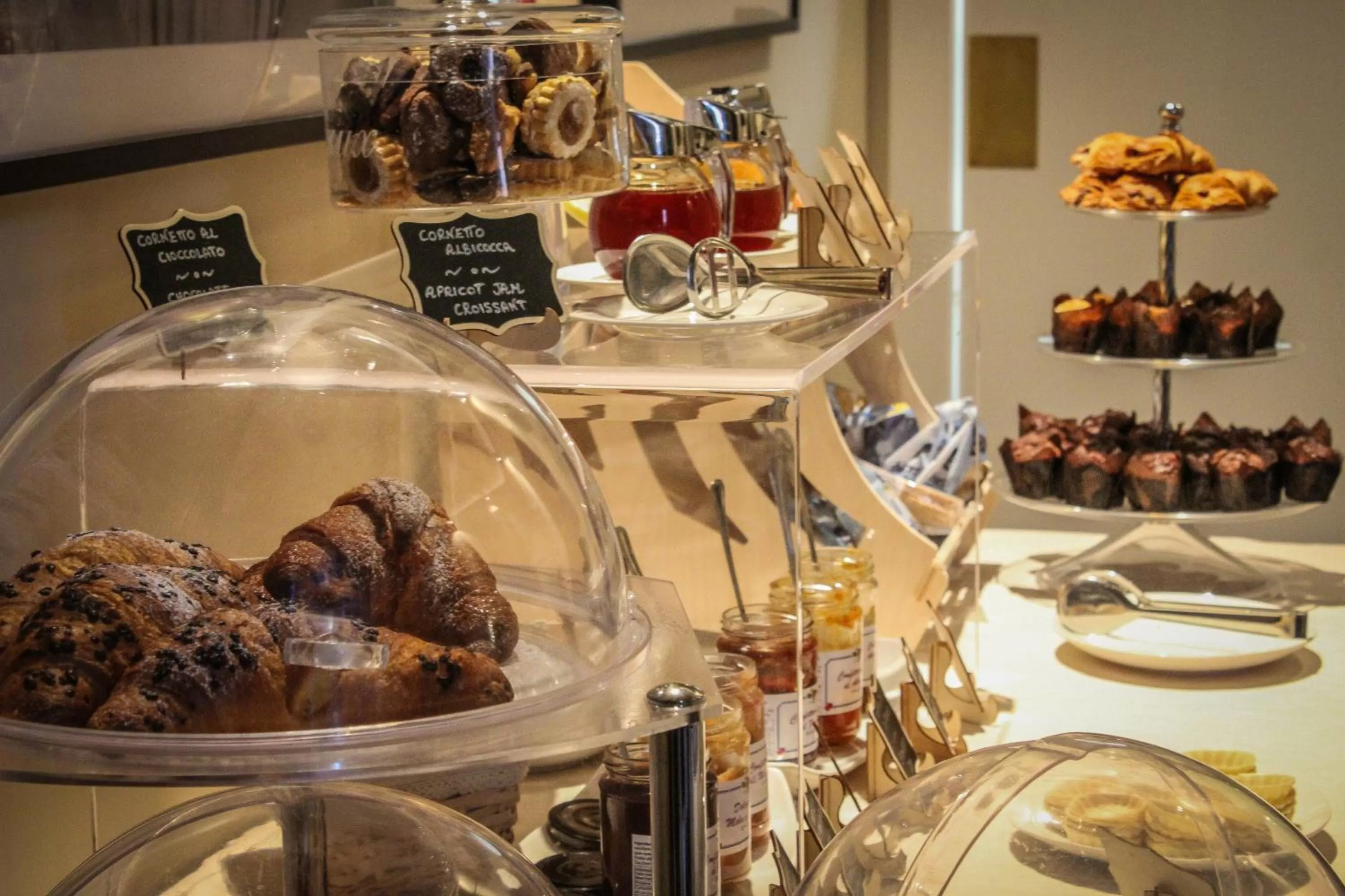 Continental breakfast in Locanda della Posta Boutique Hotel
