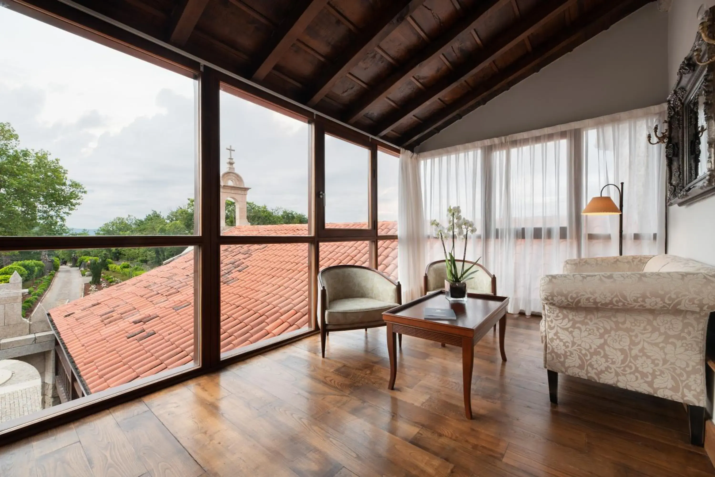 Seating area in Eurostars Pazo de Sober