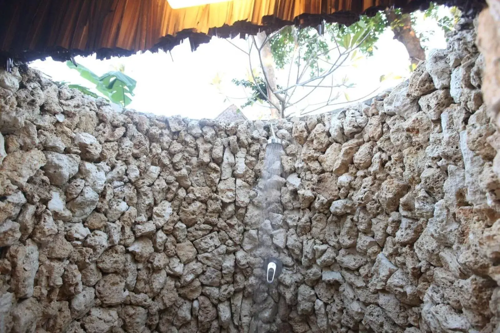 Shower in Breakas Beach Resort