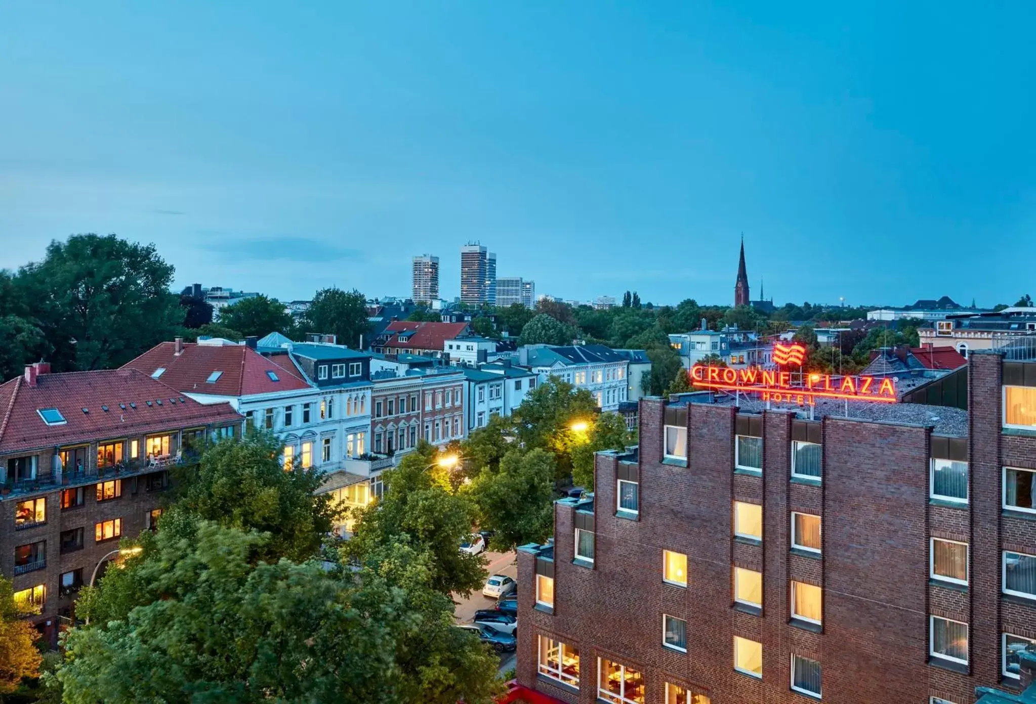 Property building in Crowne Plaza Hamburg-City Alster, an IHG Hotel