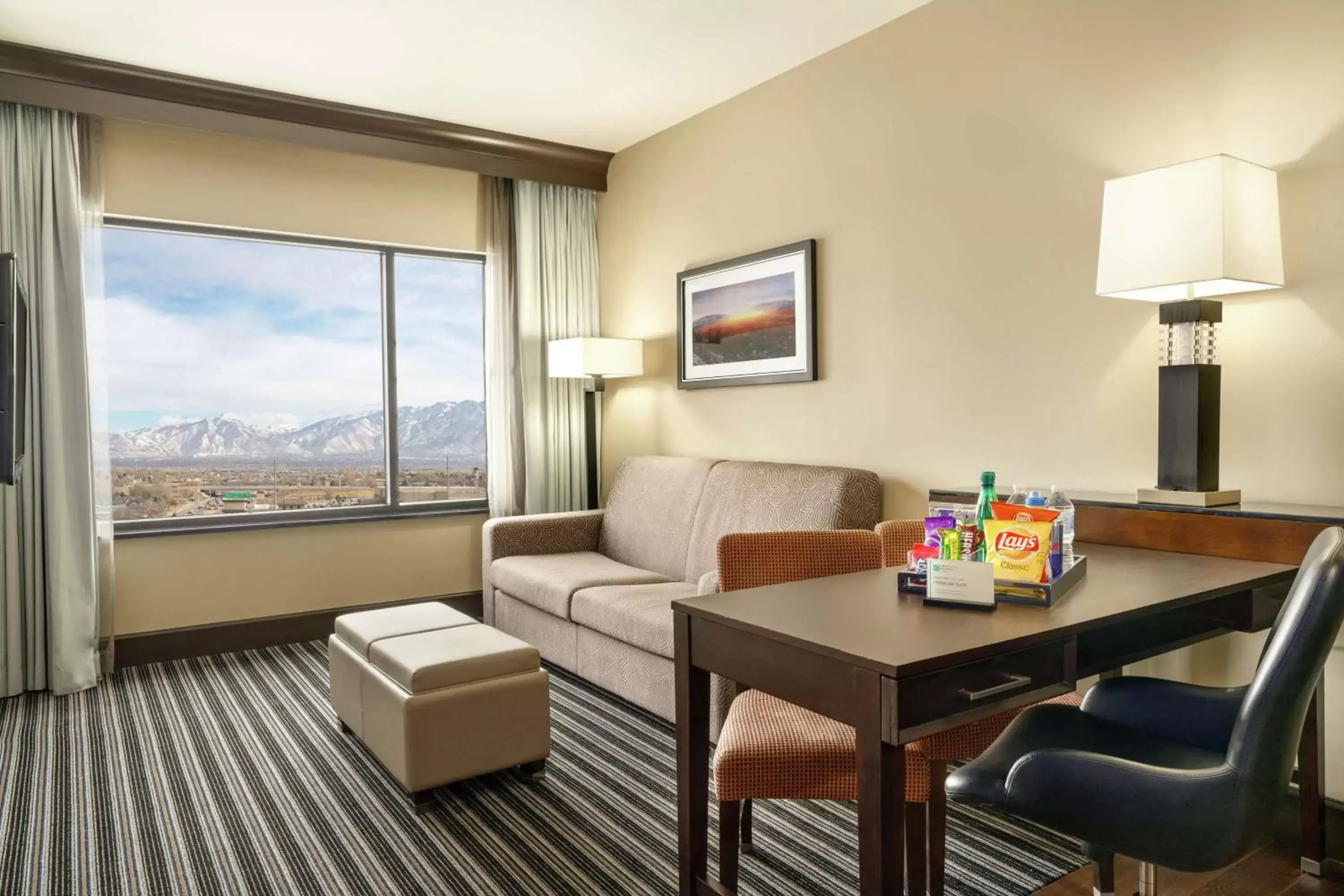 Bedroom, Seating Area in Embassy Suites by Hilton Salt Lake West Valley City