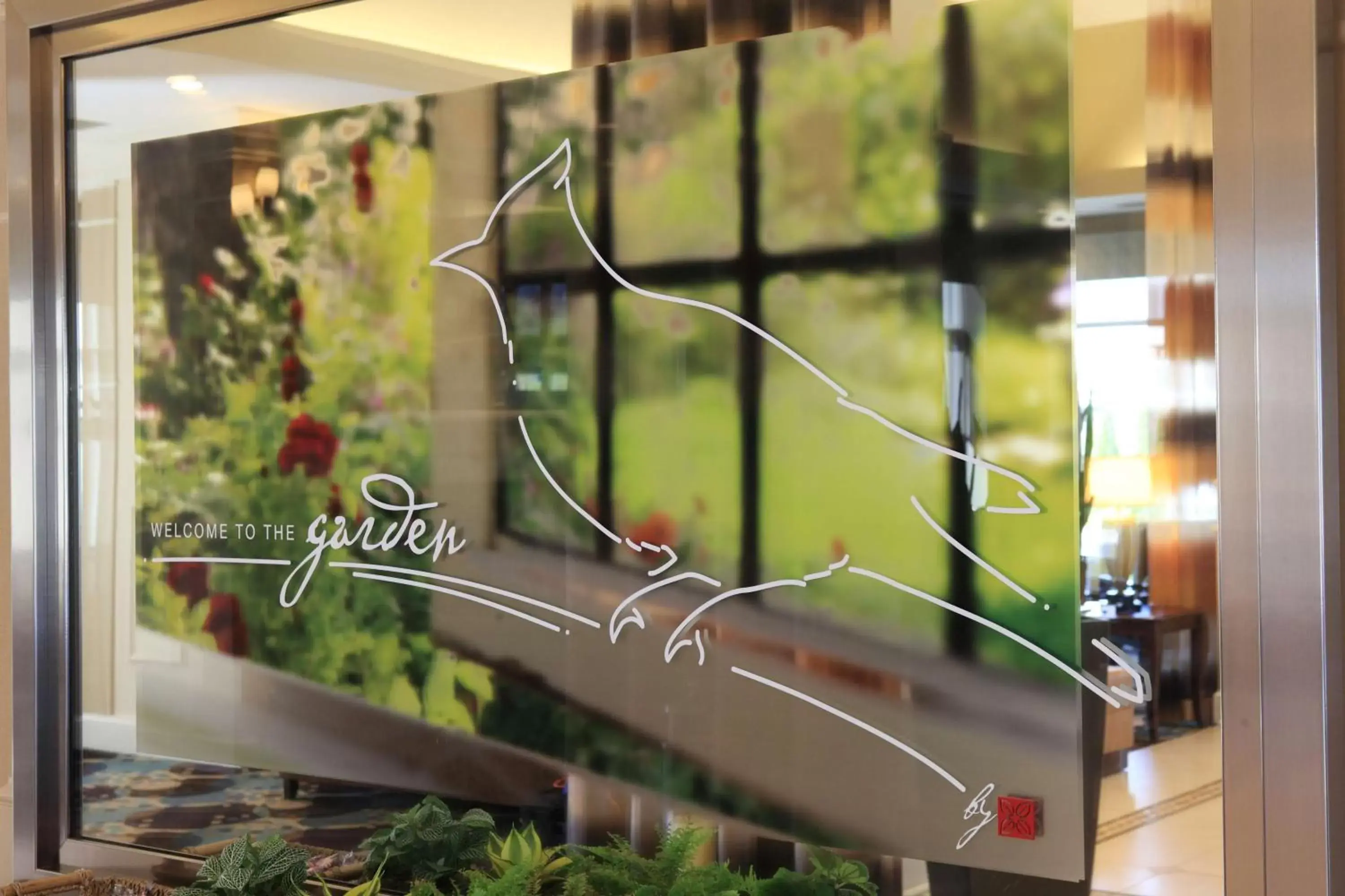 Lobby or reception in Hilton Garden Inn Aberdeen