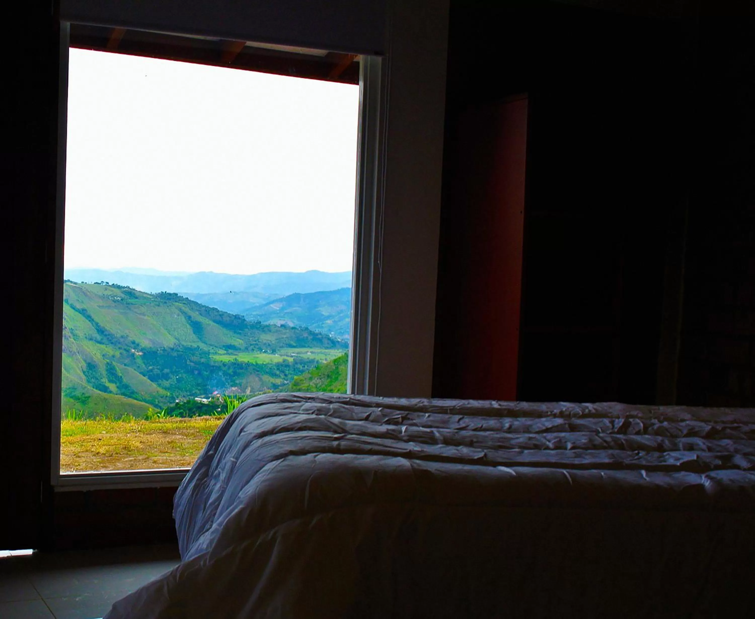 Mountain view, Bed in Hotel Kasama
