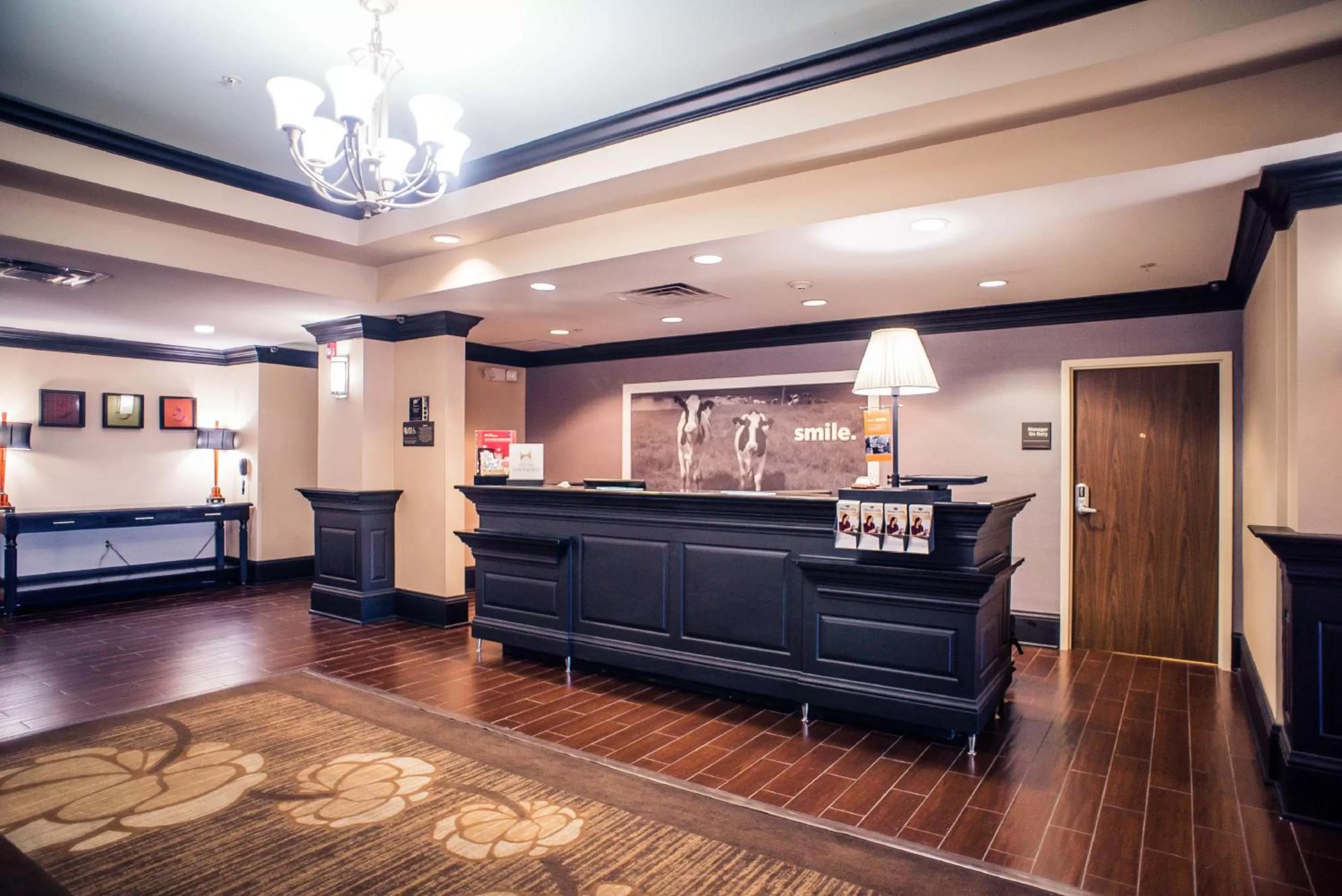 Lobby or reception in Hampton Inn - Monticello