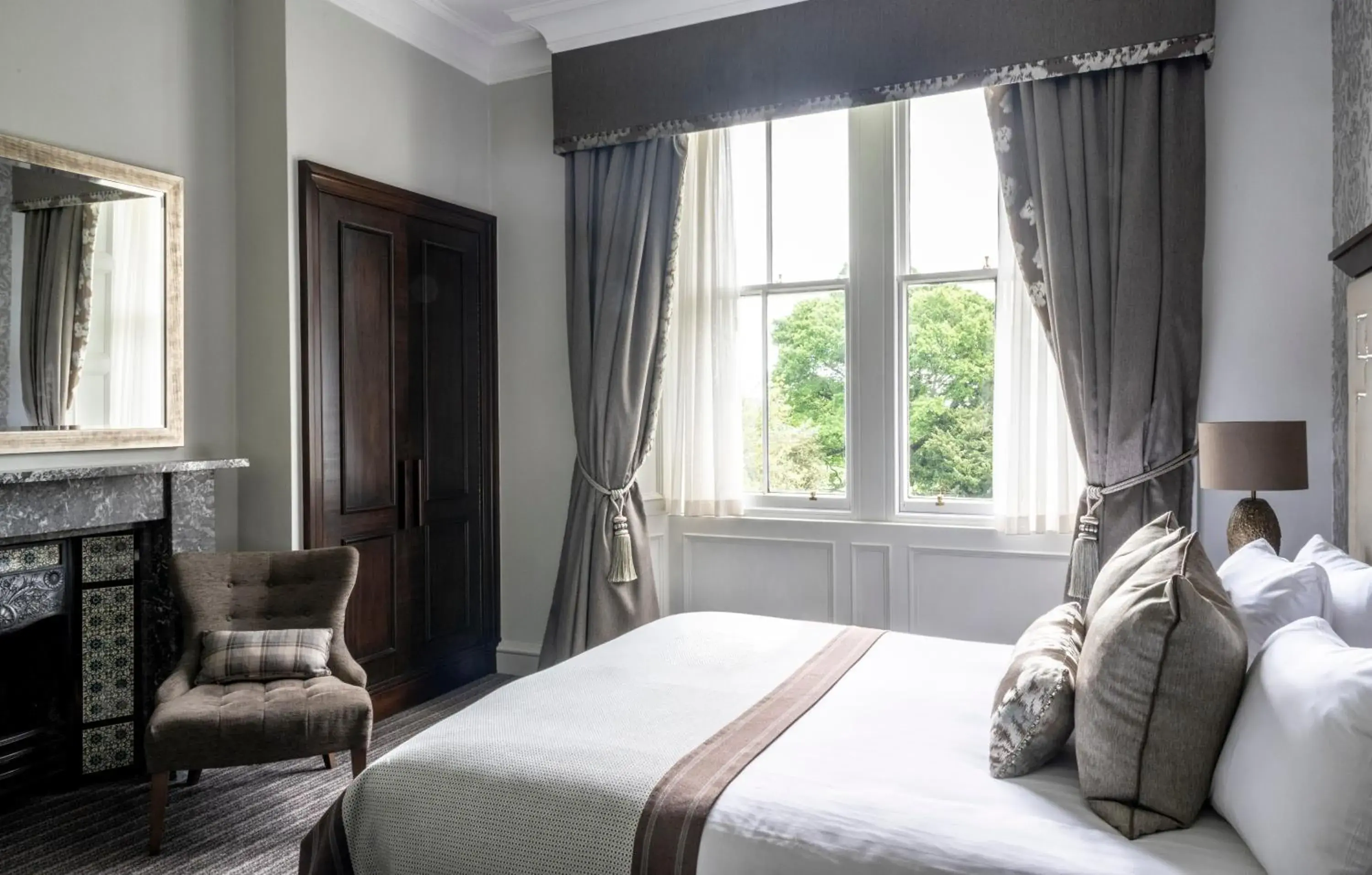 Bedroom, Bed in Norton House Hotel & Spa, Edinburgh