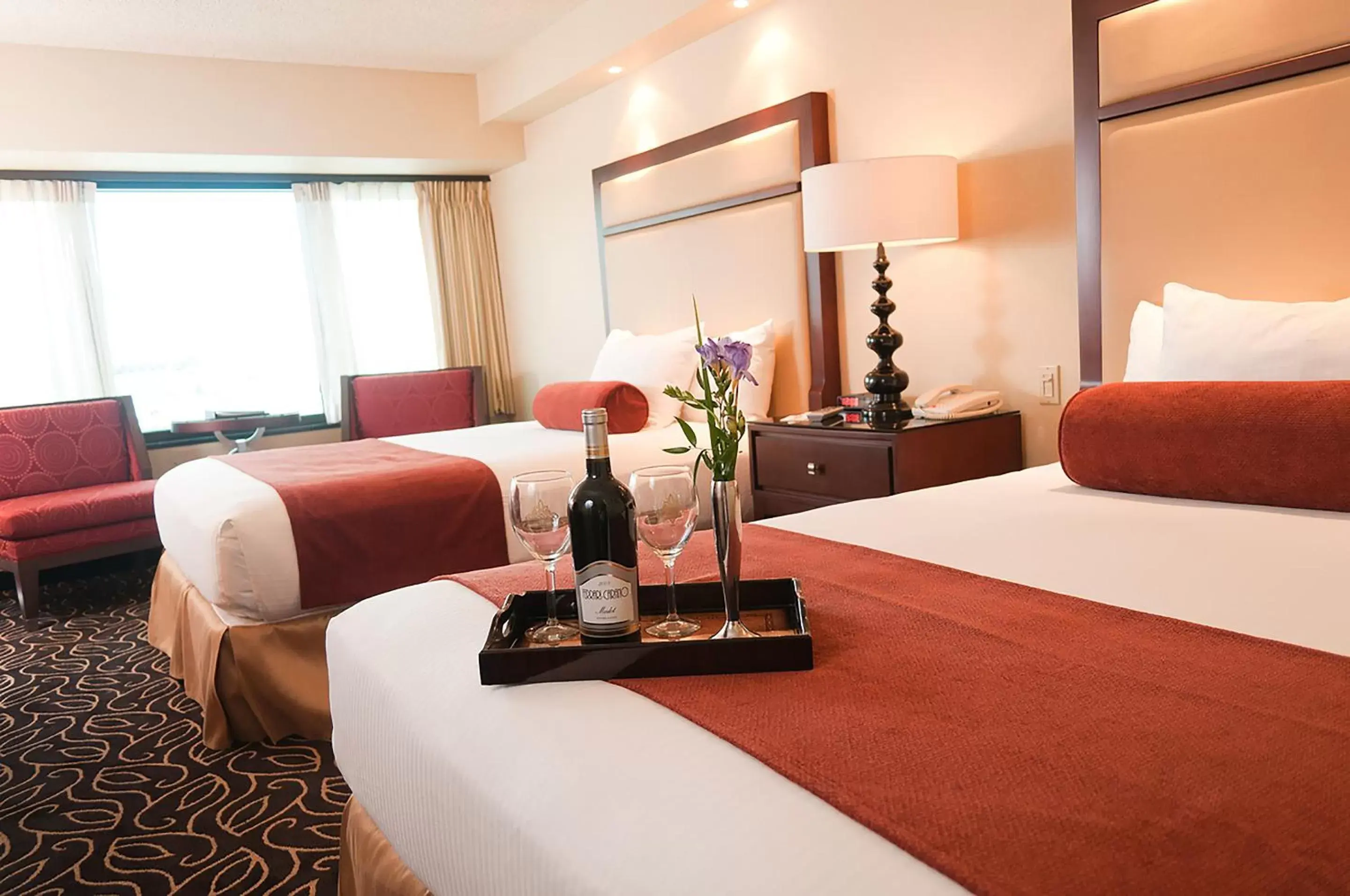 Bed in Eldorado Resort Casino at THE ROW
