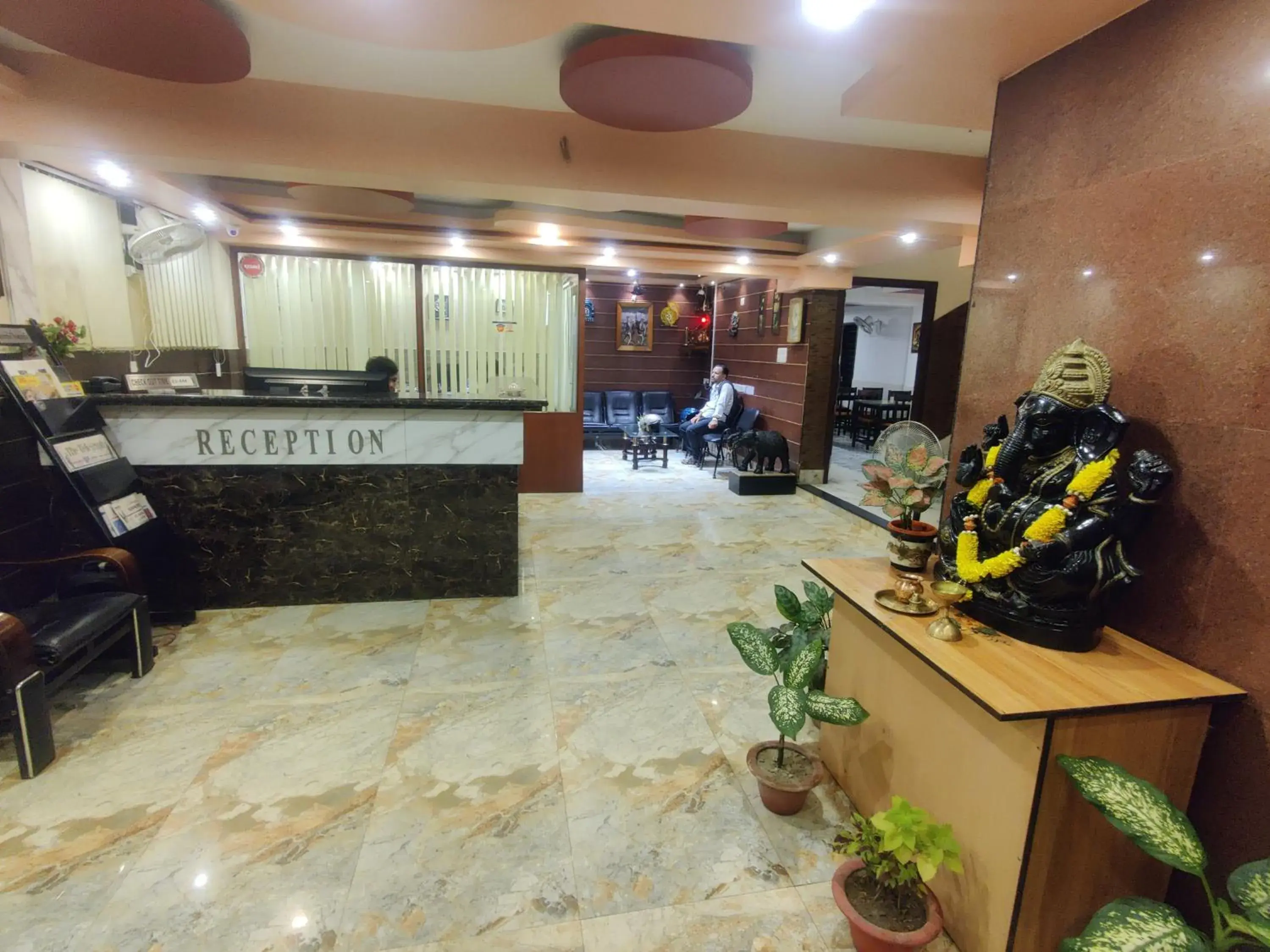 Lobby or reception in Hotel Swastik Regency