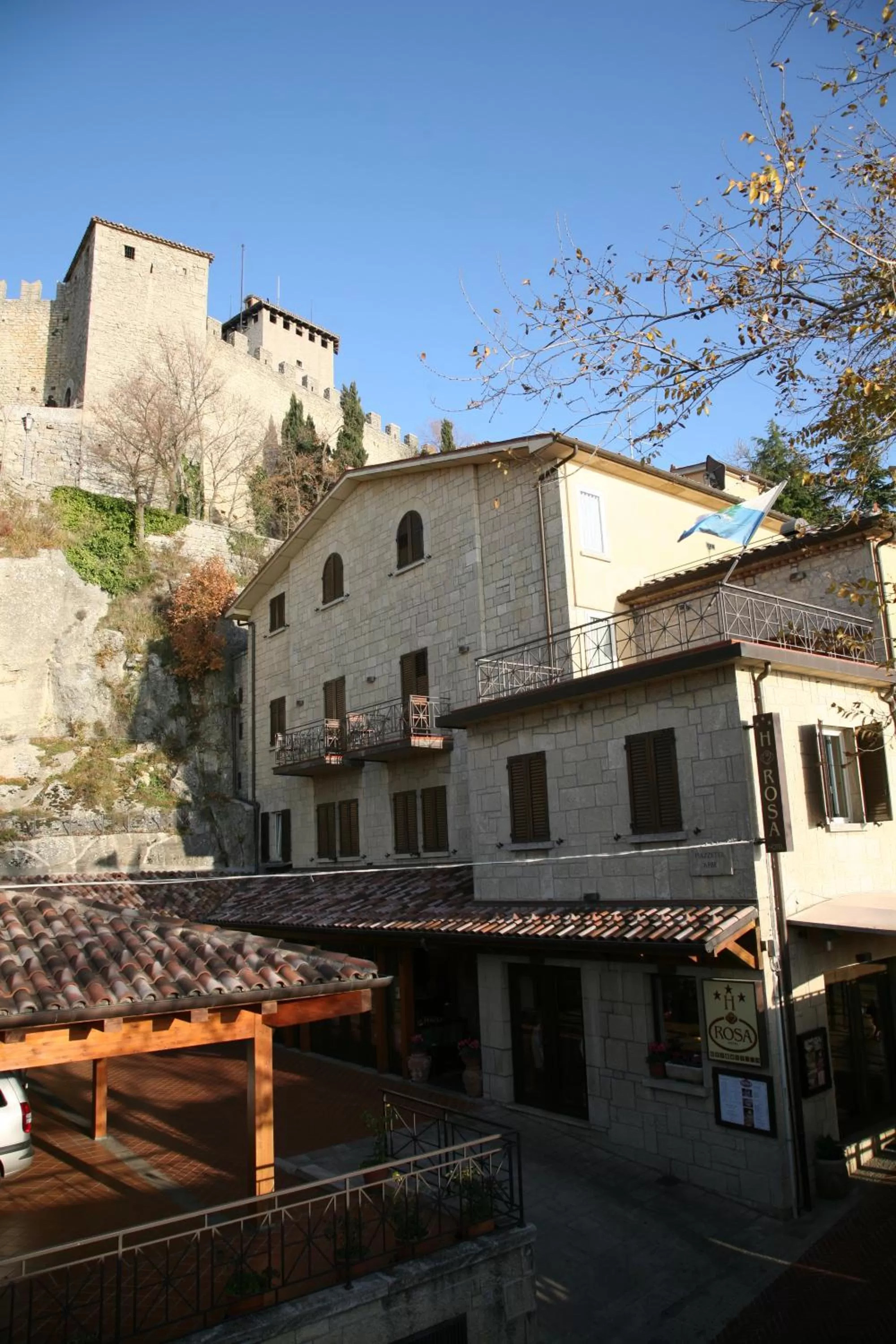 Property building in Hotel Rosa