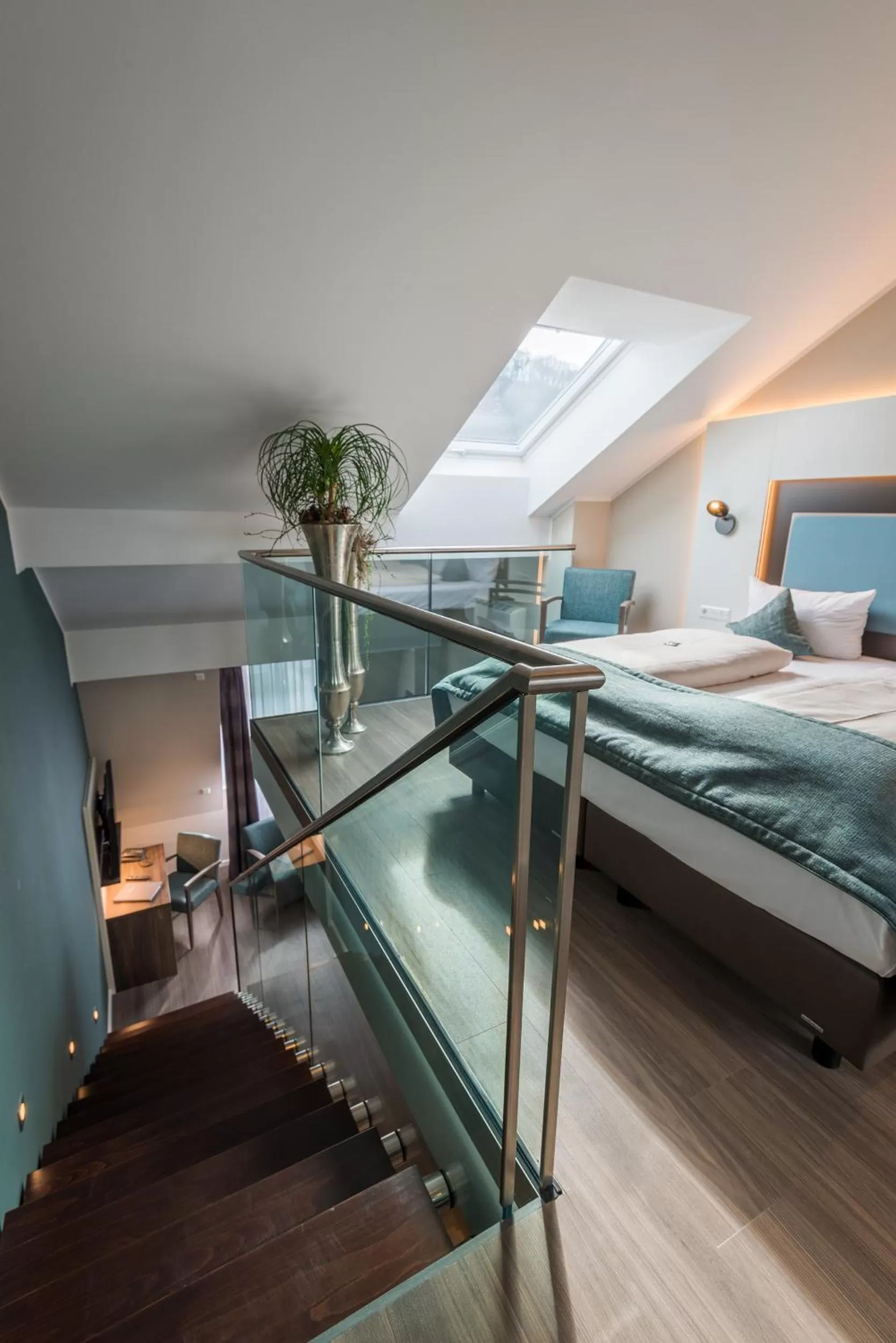 Photo of the whole room, Bed in Stadthotel Freiburg Kolping Hotels & Resorts