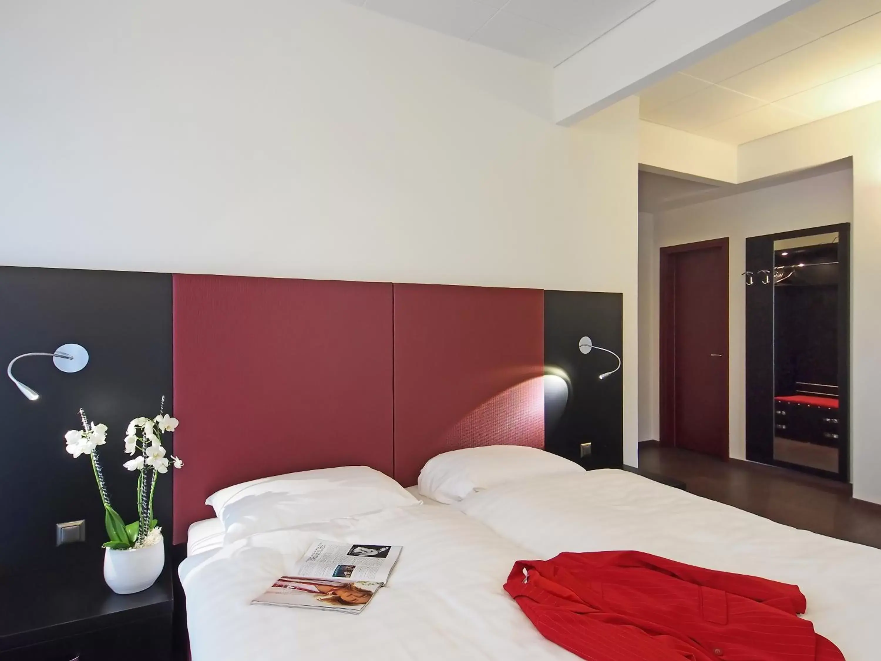 Bed in Hotel Rio Garni