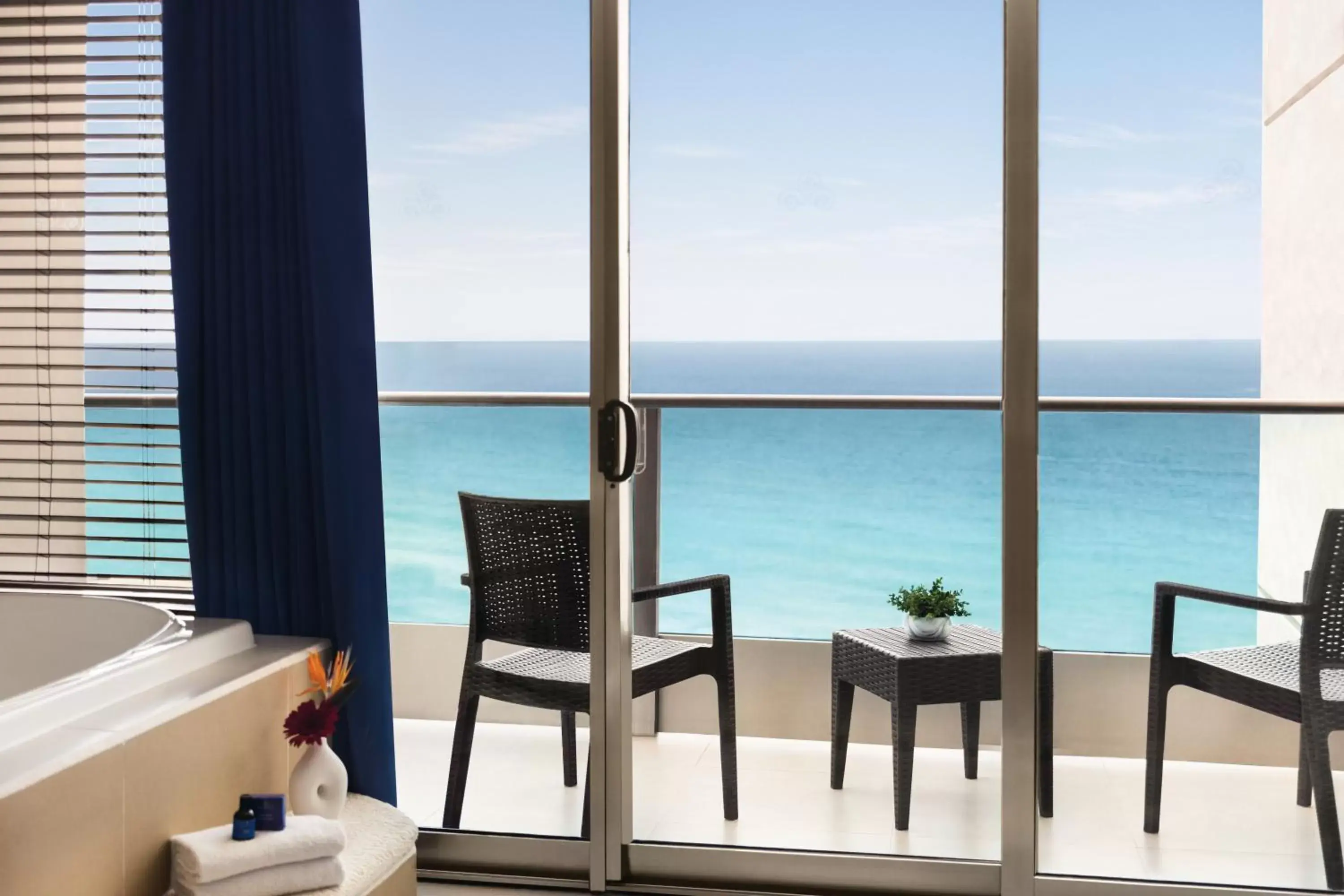Balcony/Terrace, Sea View in Seadust Cancun Family Resort - All Inclusive