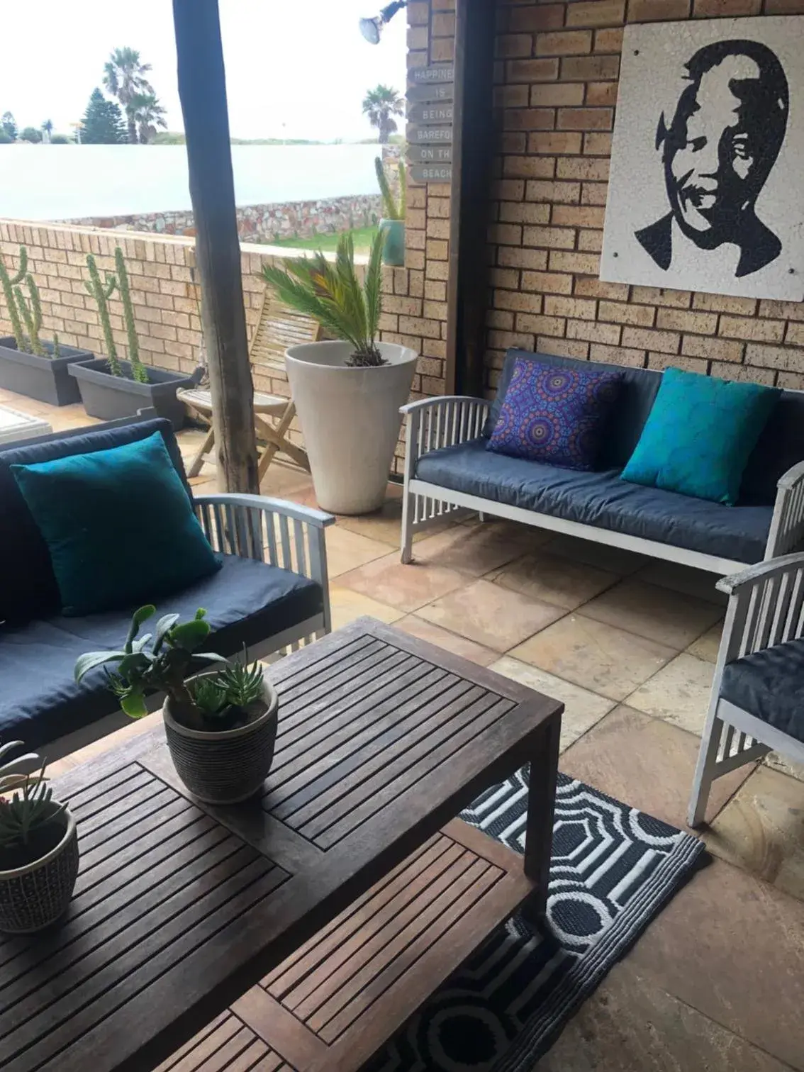 Patio, Seating Area in Palm Beach Guesthouse