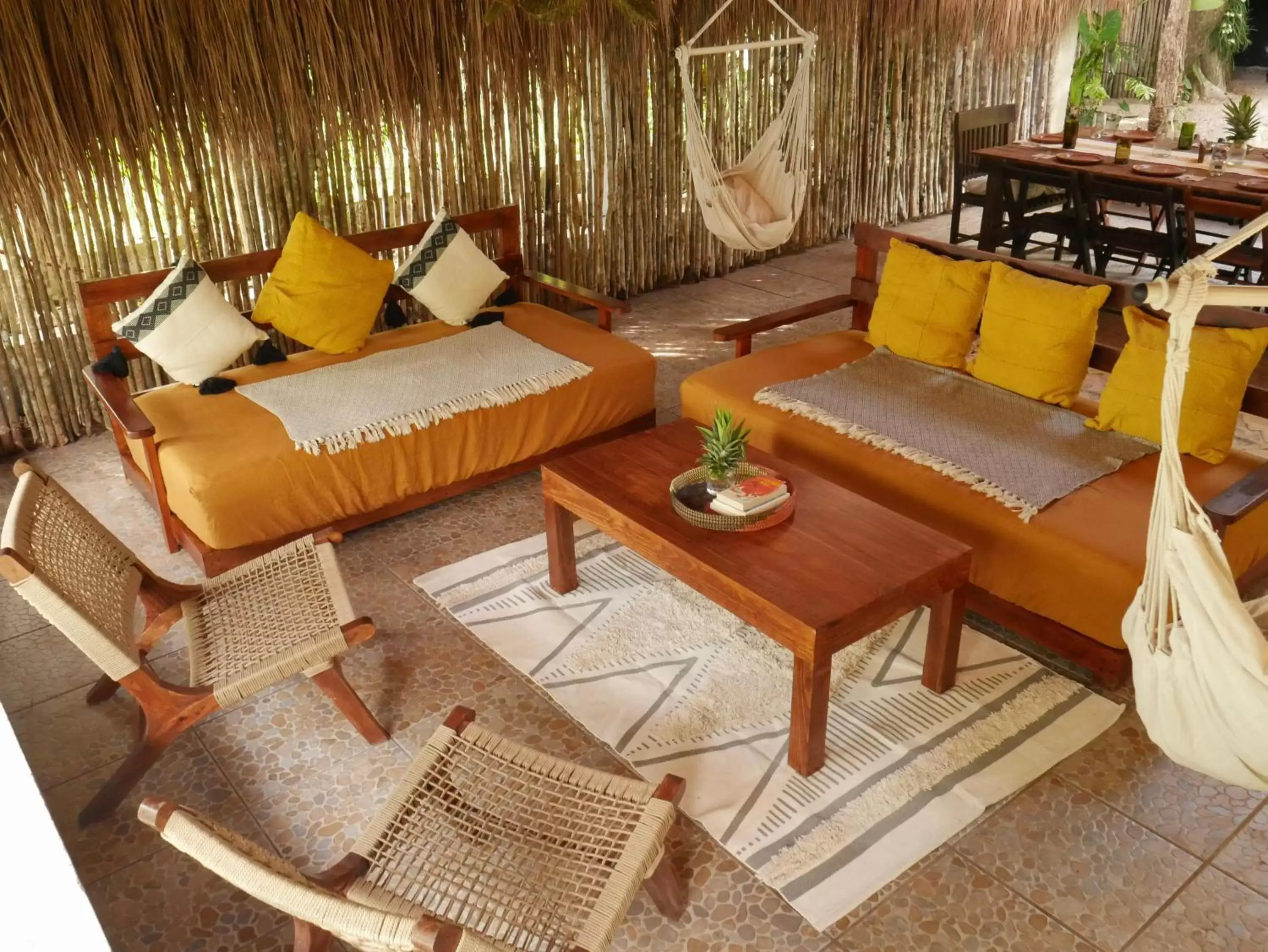 Living room in Villa Santuario Lake front Oasis