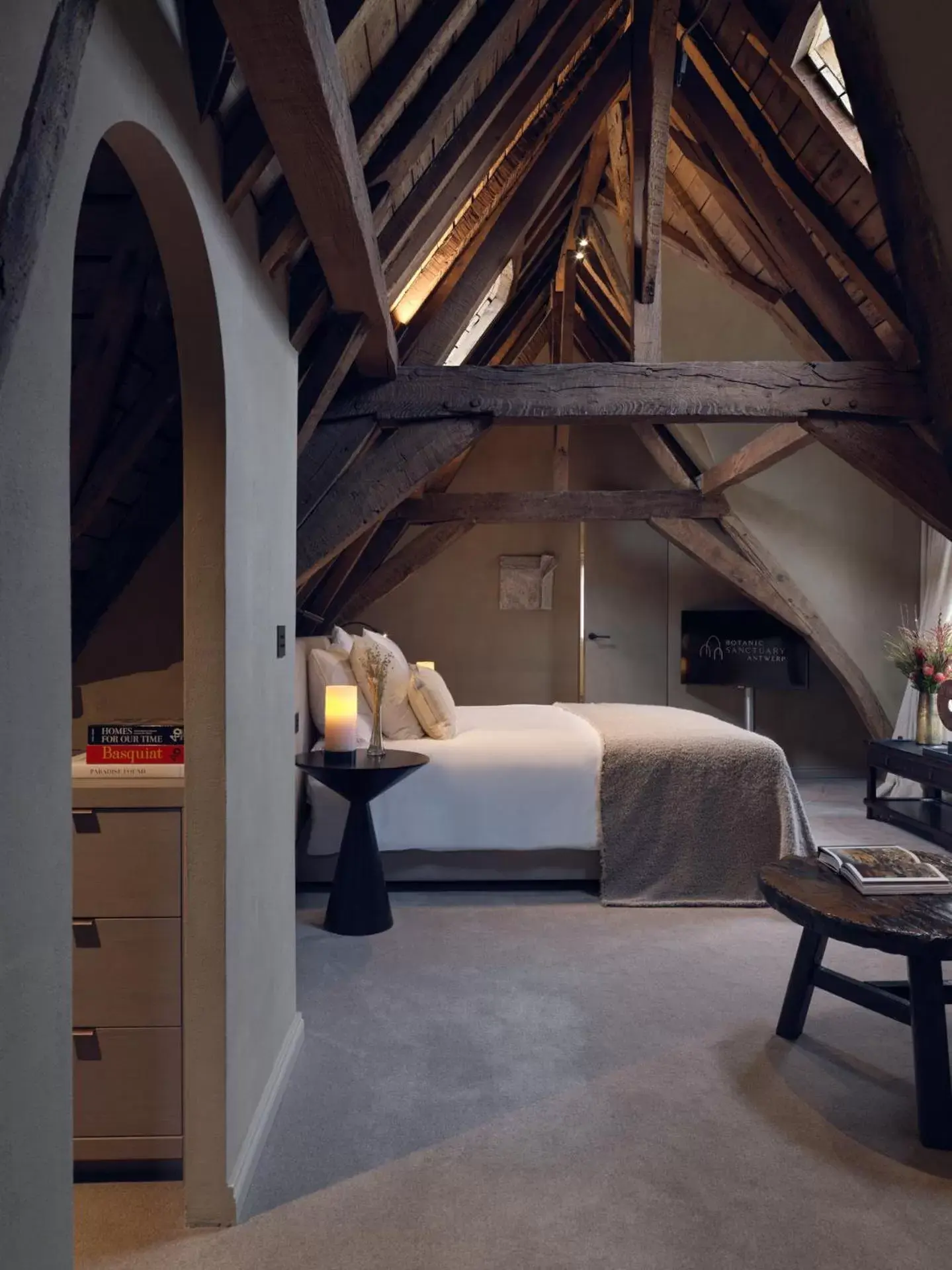 Photo of the whole room, Bed in Botanic Sanctuary Antwerp - The Leading Hotels of the World Photo of the whole room, Bed in Botanic Sanctuary Antwerp - The Leading Hotels of the World