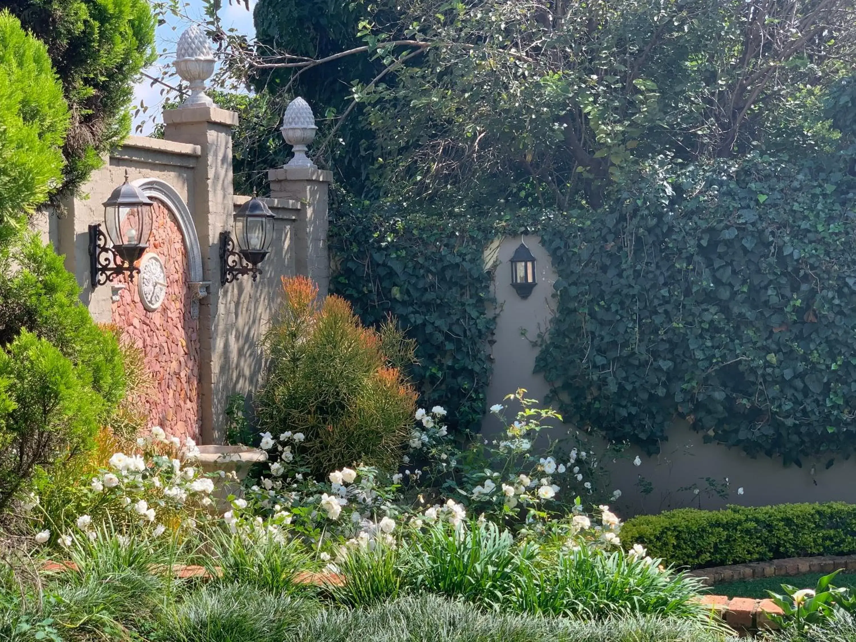 Garden view in Villa Lugano Guesthouse