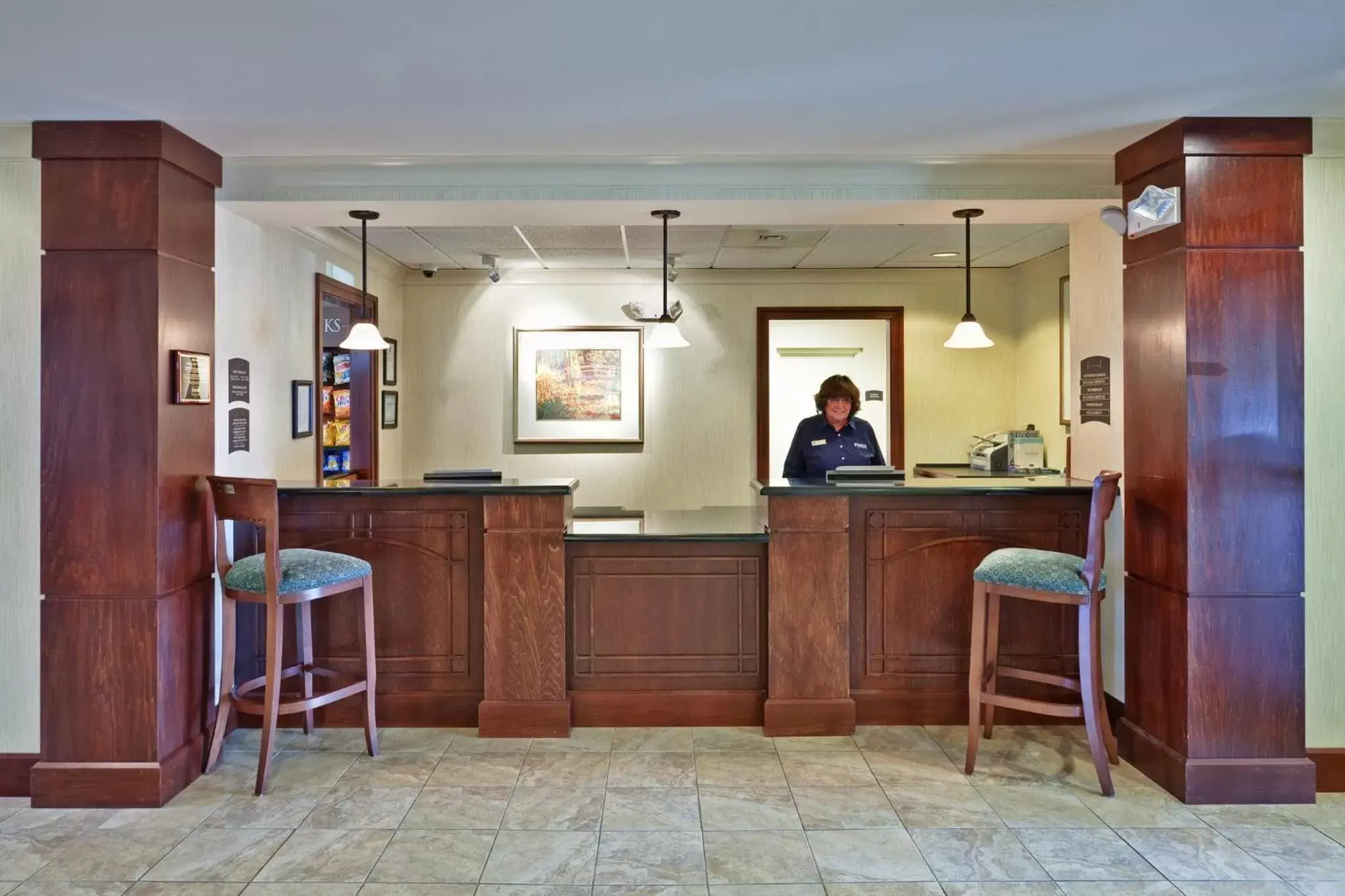 Property building, Lobby/Reception in Staybridge Suites Buffalo, an IHG Hotel