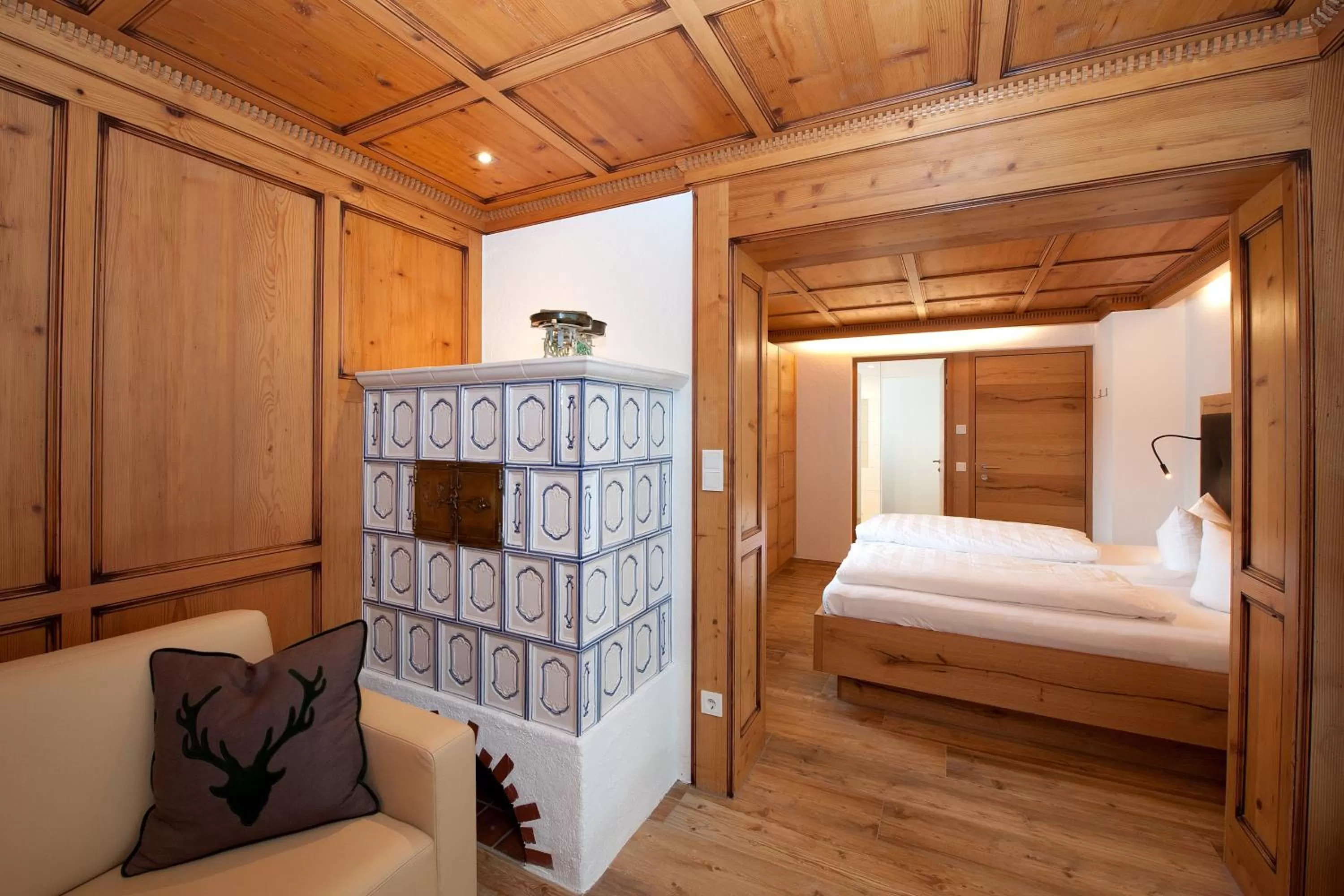 Photo of the whole room, Bed in Hotel St Hubertus