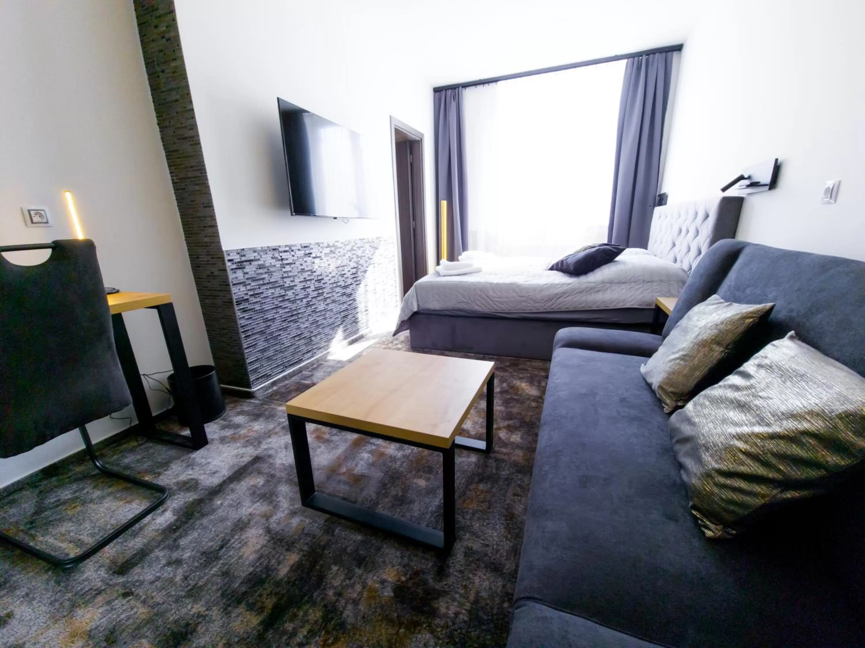 Living room in Olympland Hotel