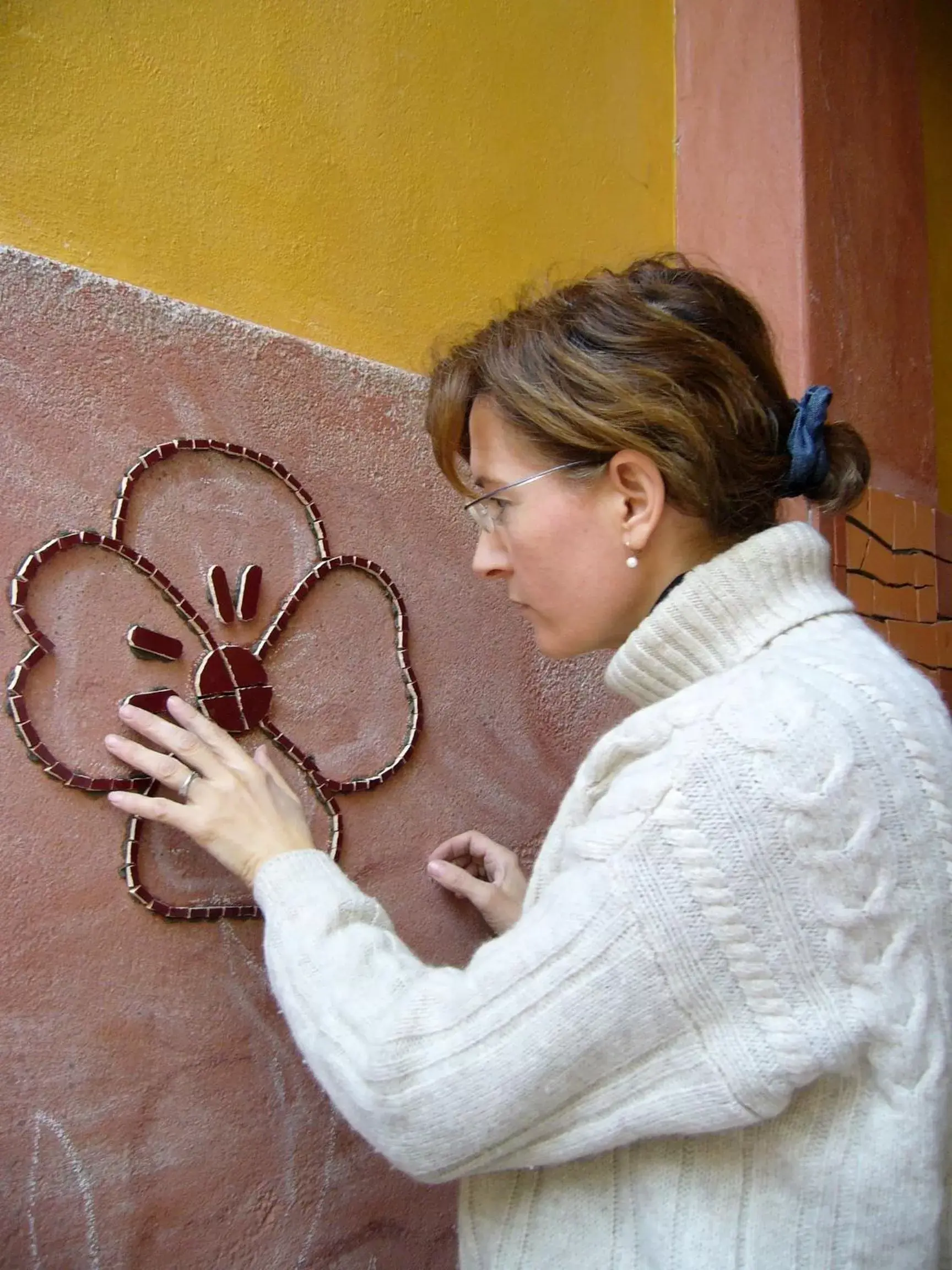 Decorative detail in Casa 3 Águias