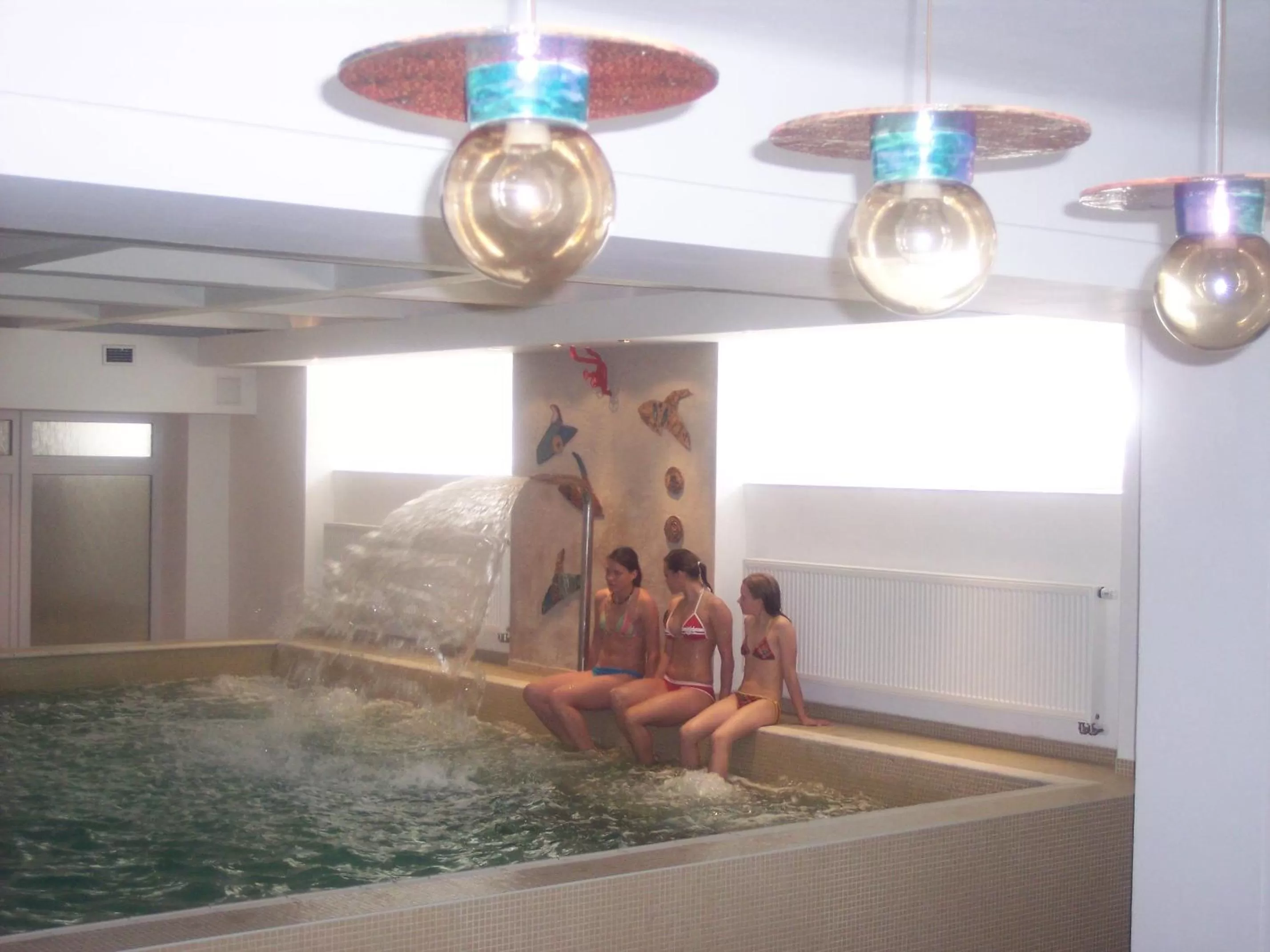 Swimming pool in Wellness Hotel Central