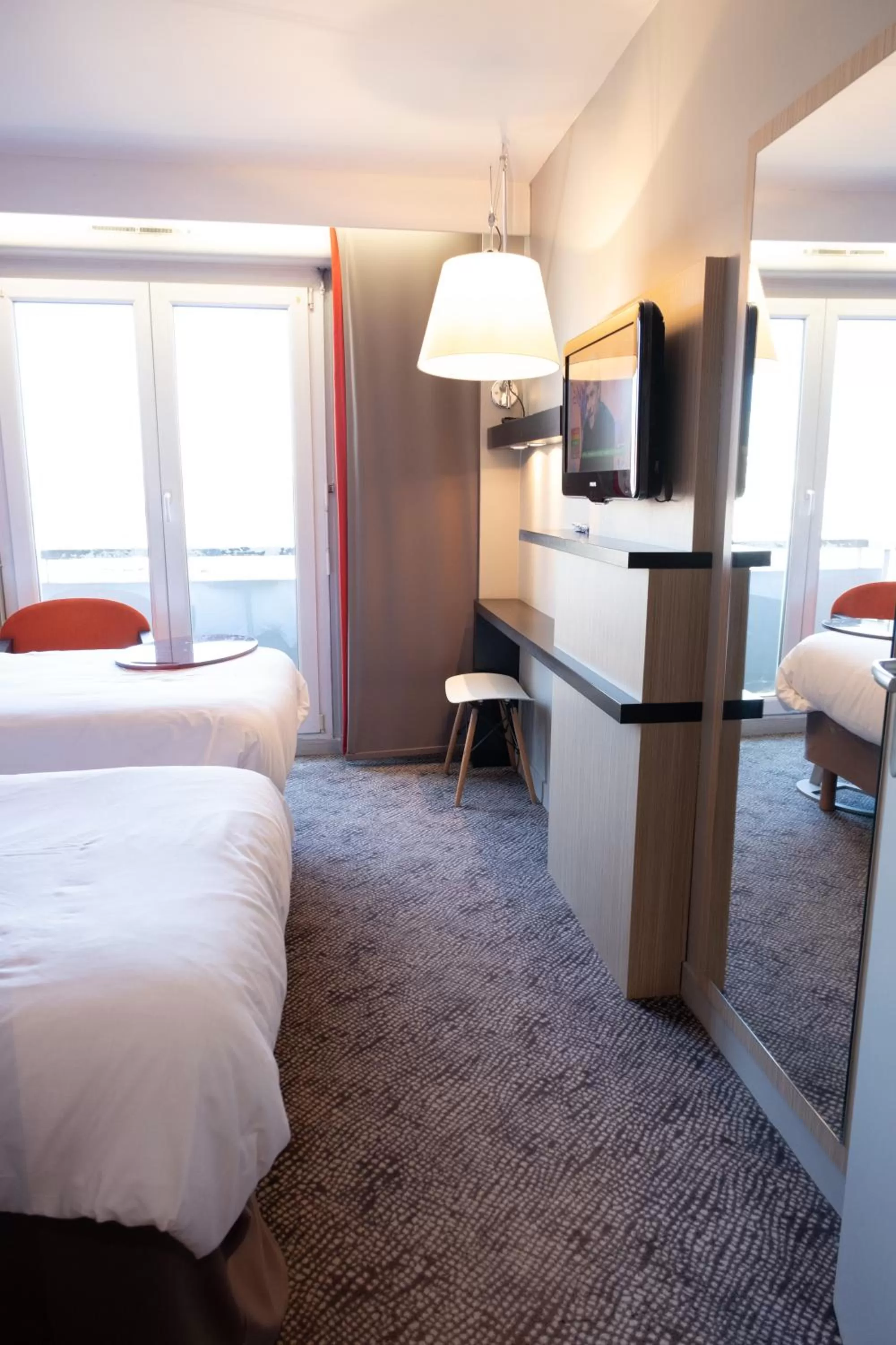 Bedroom, Bed in ibis Styles Saint Dizier