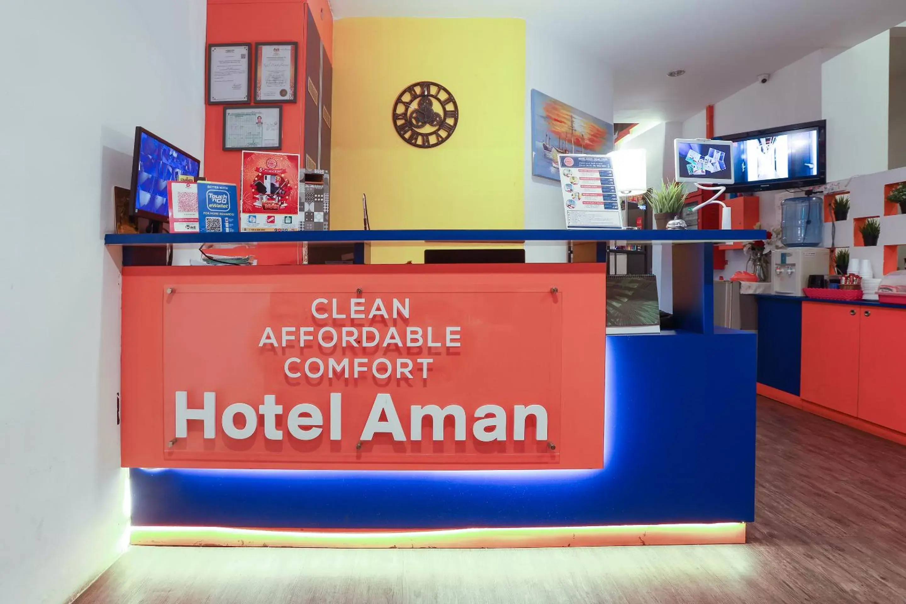 Lobby or reception in Hotel Aman- Nilai & KLIA