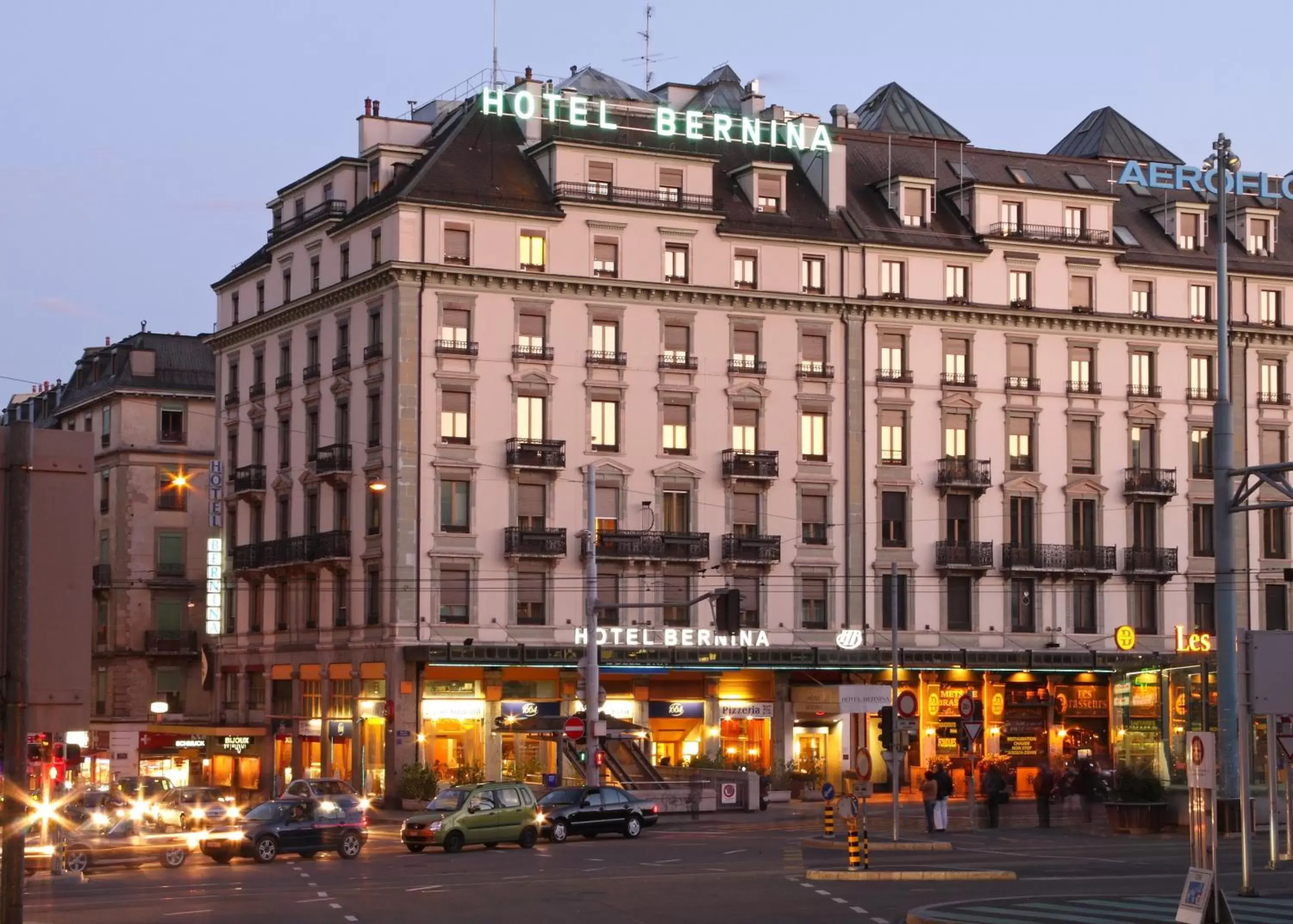 Facade/entrance, Property Building in Hotel Bernina Geneva