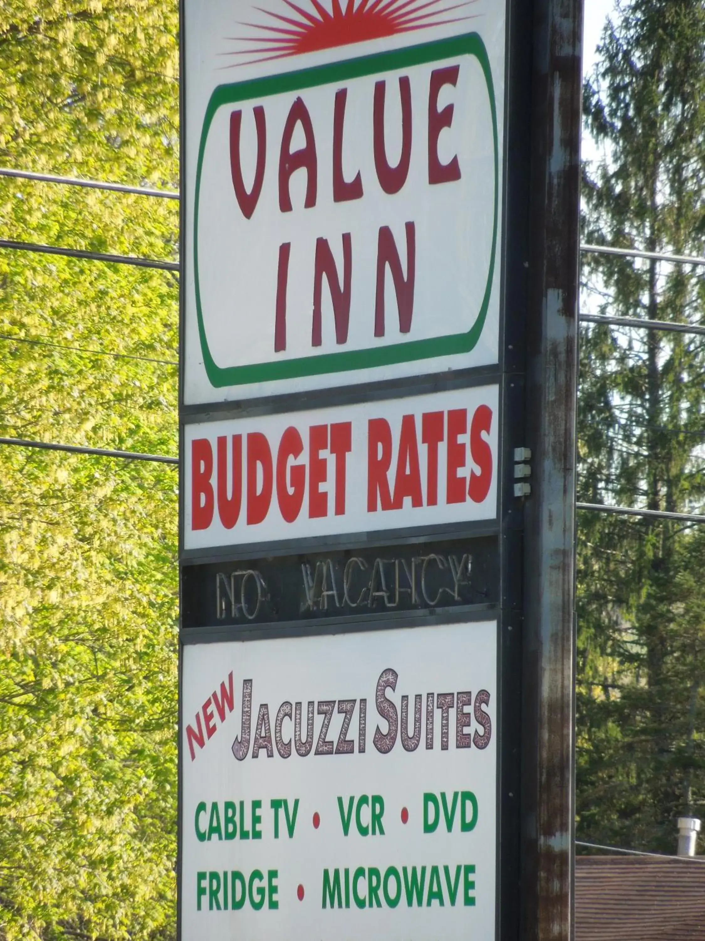 Property logo or sign in Value Inn