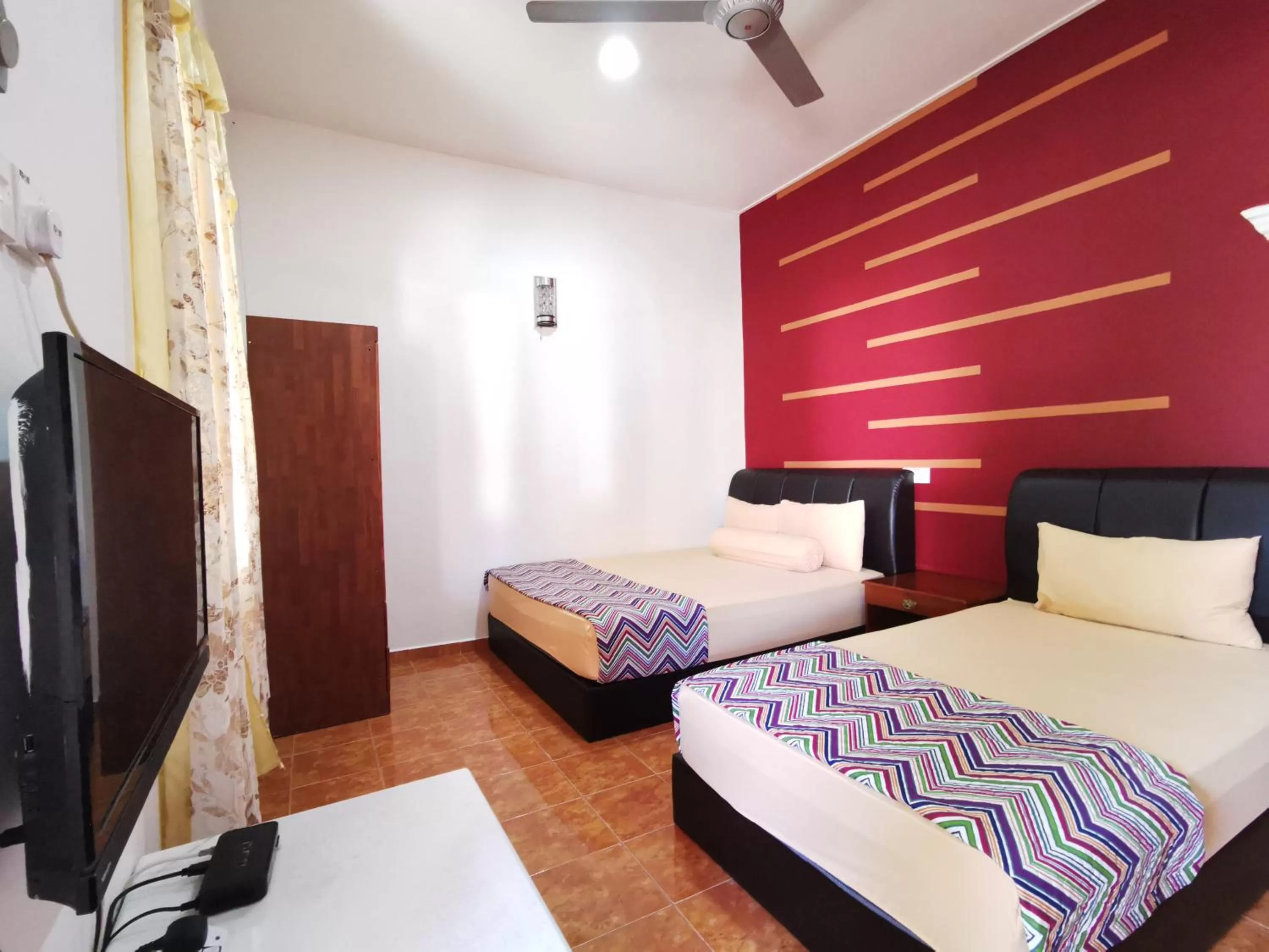 Bedroom, Bed in Cenang Room Rahsia Motel