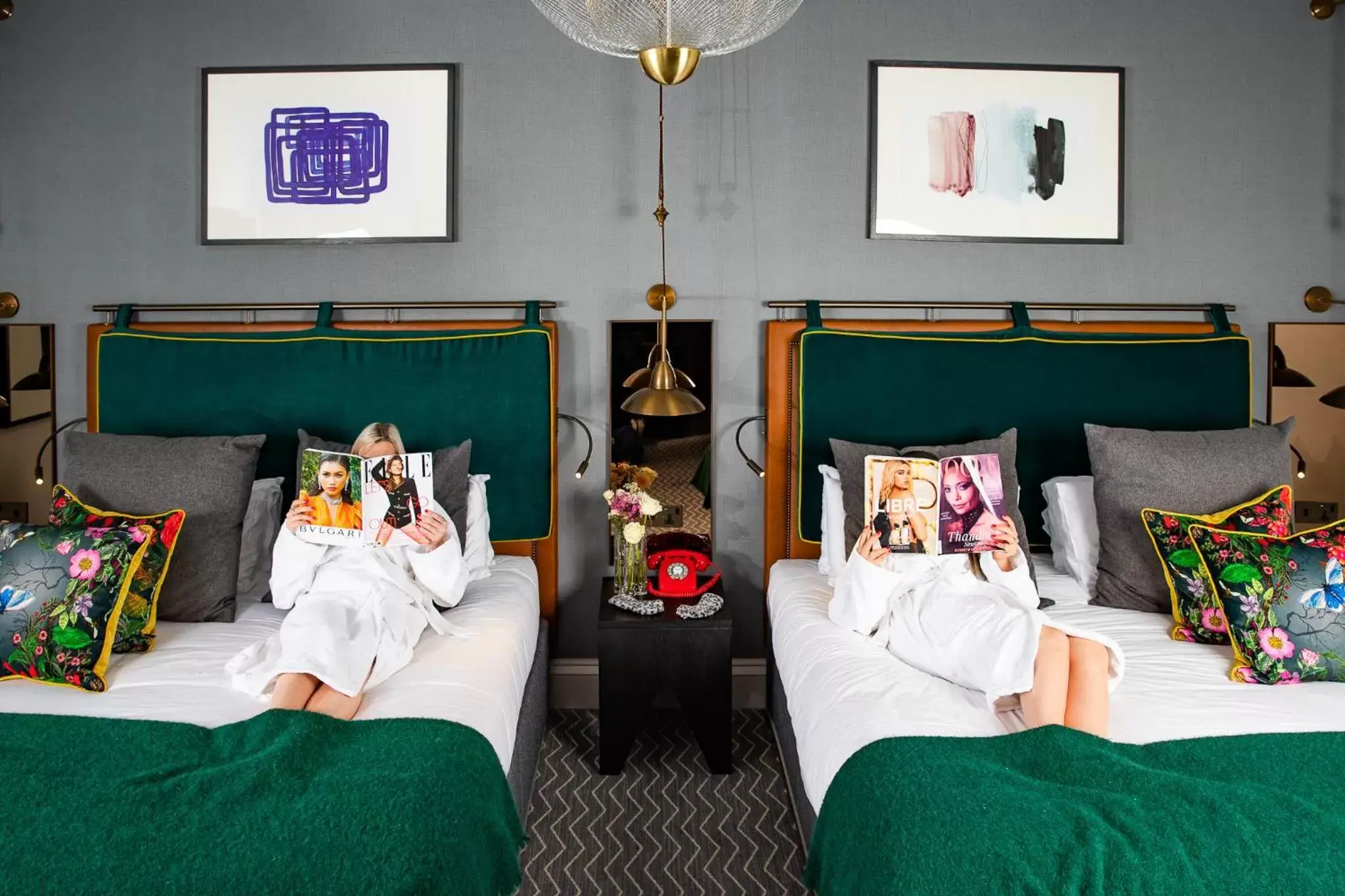 Night, Bed in Kimpton Clocktower by IHG Night, Bed in Kimpton Clocktower by IHG