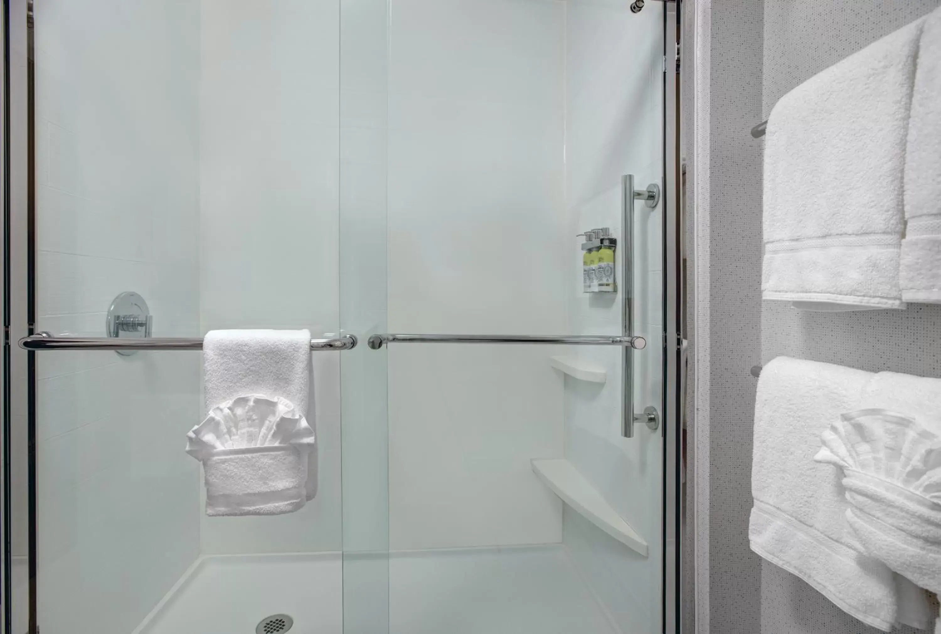 Shower, Bathroom in Holiday Inn Express & Suites - Milwaukee - Brookfield, an IHG Hotel