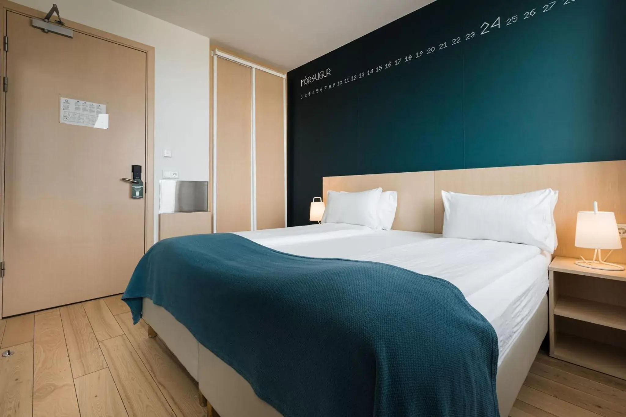 Bed in Reykjavik Lights Hotel by Keahotels