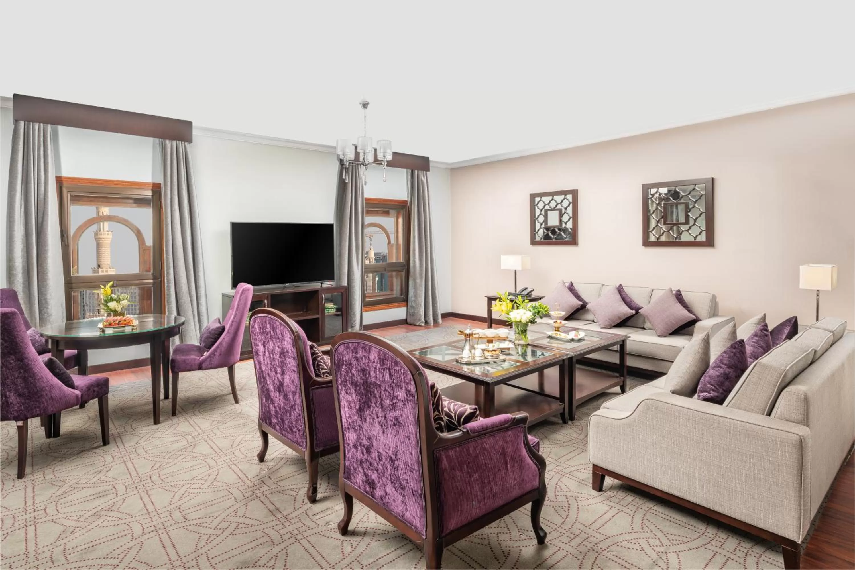 Seating area in Taiba Front Hotel