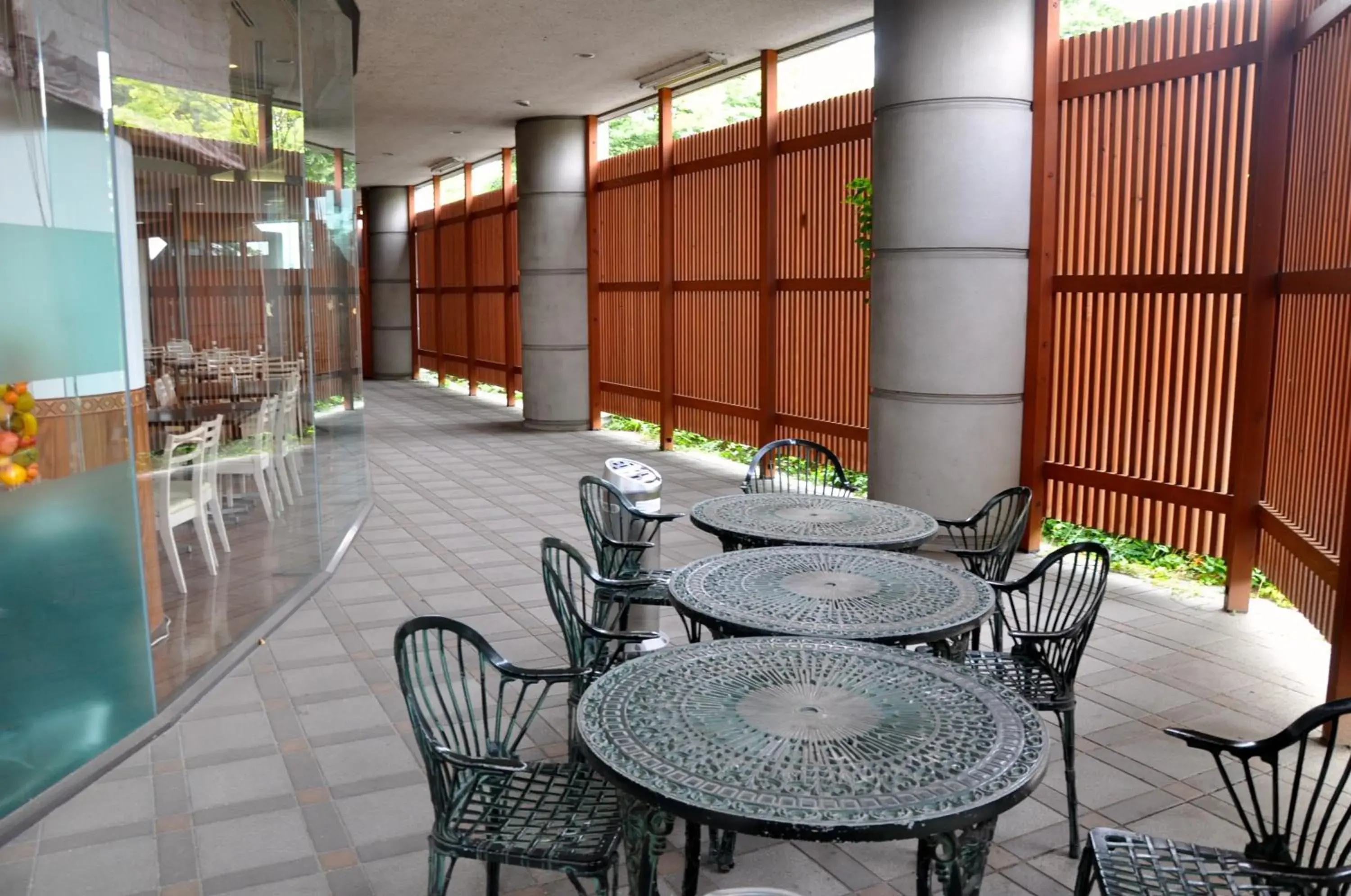 Patio in Hotel Bientos