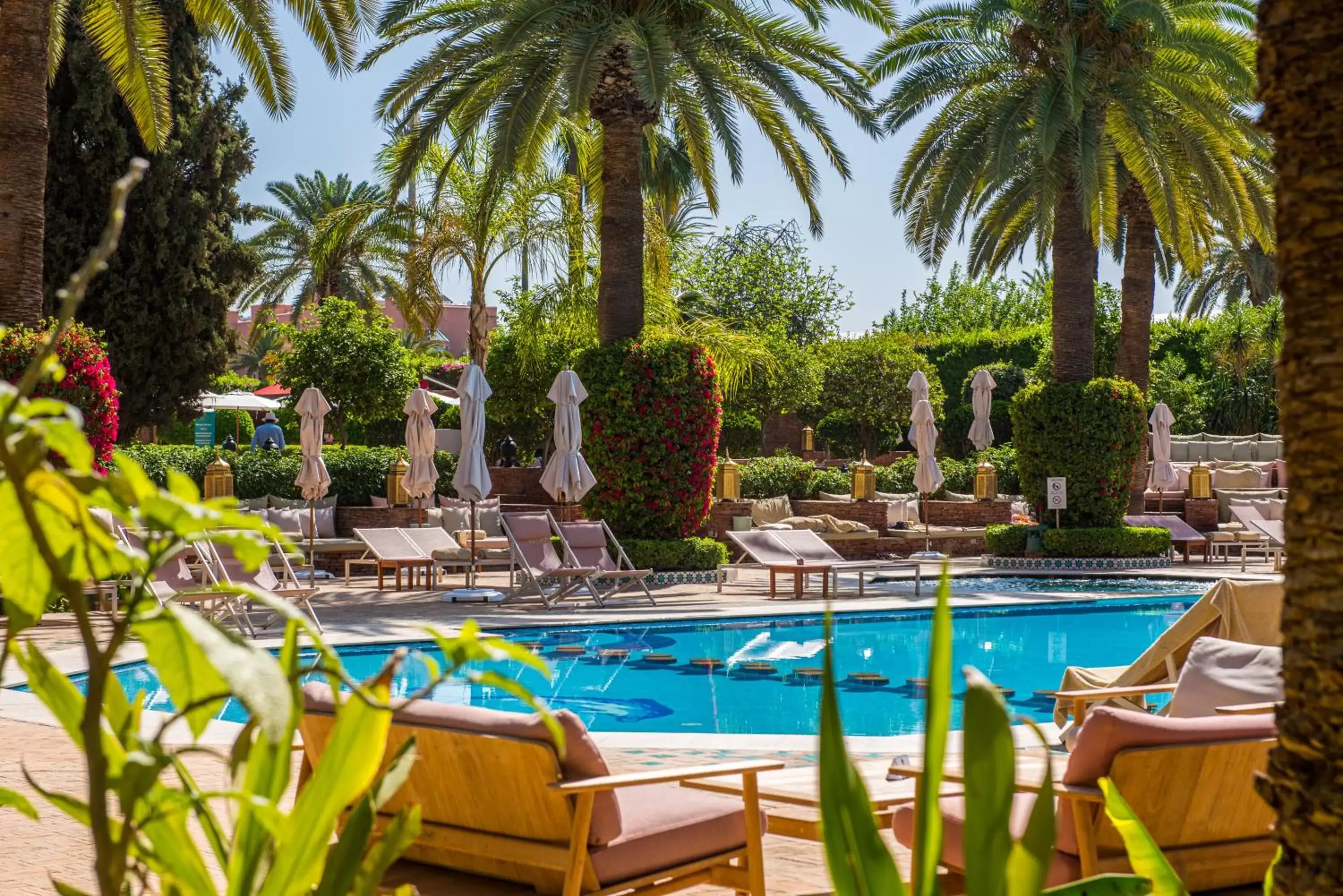 Garden, Swimming Pool in Sofitel Marrakech Lounge and Spa