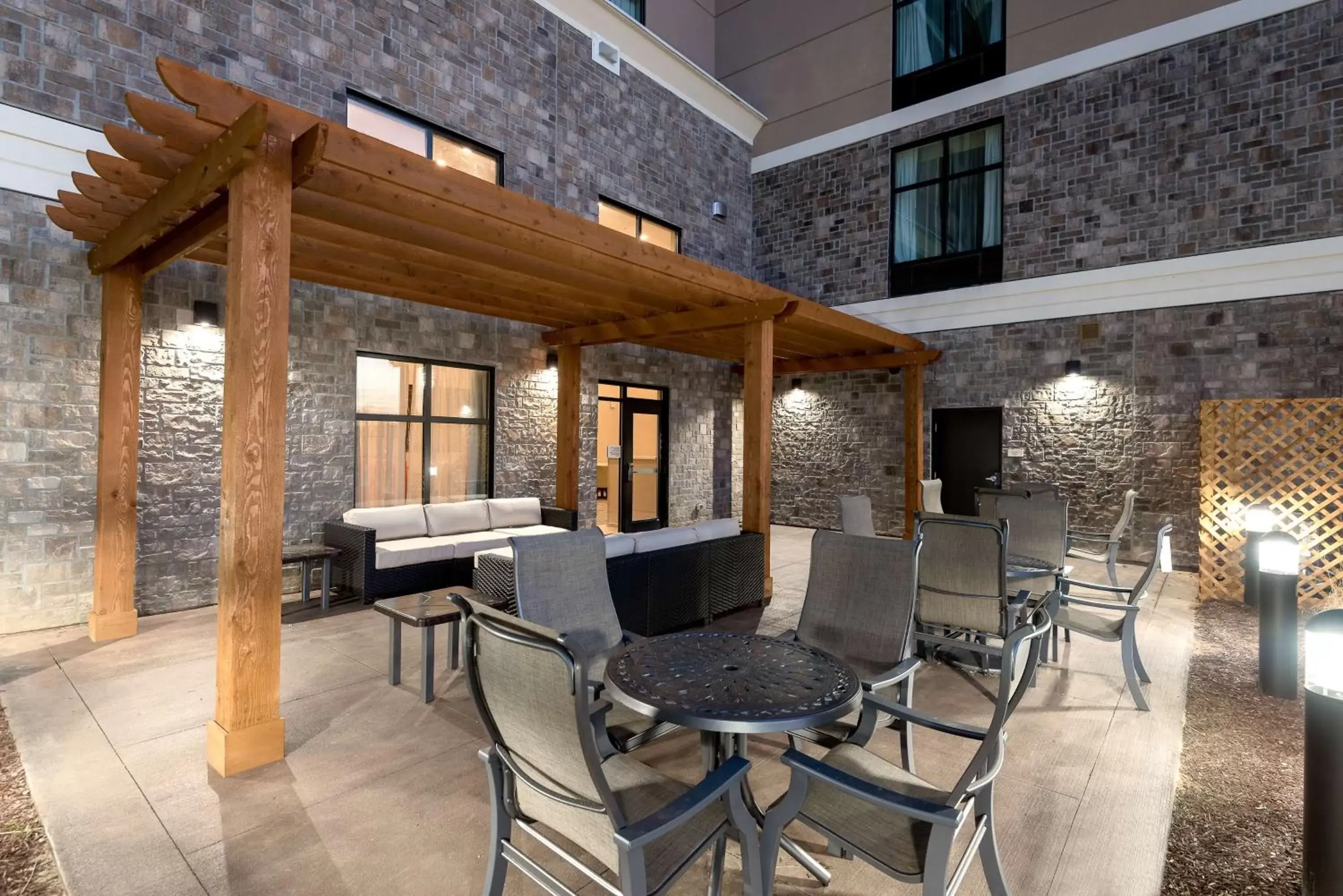 Patio in Homewood Suites By Hilton Fayetteville