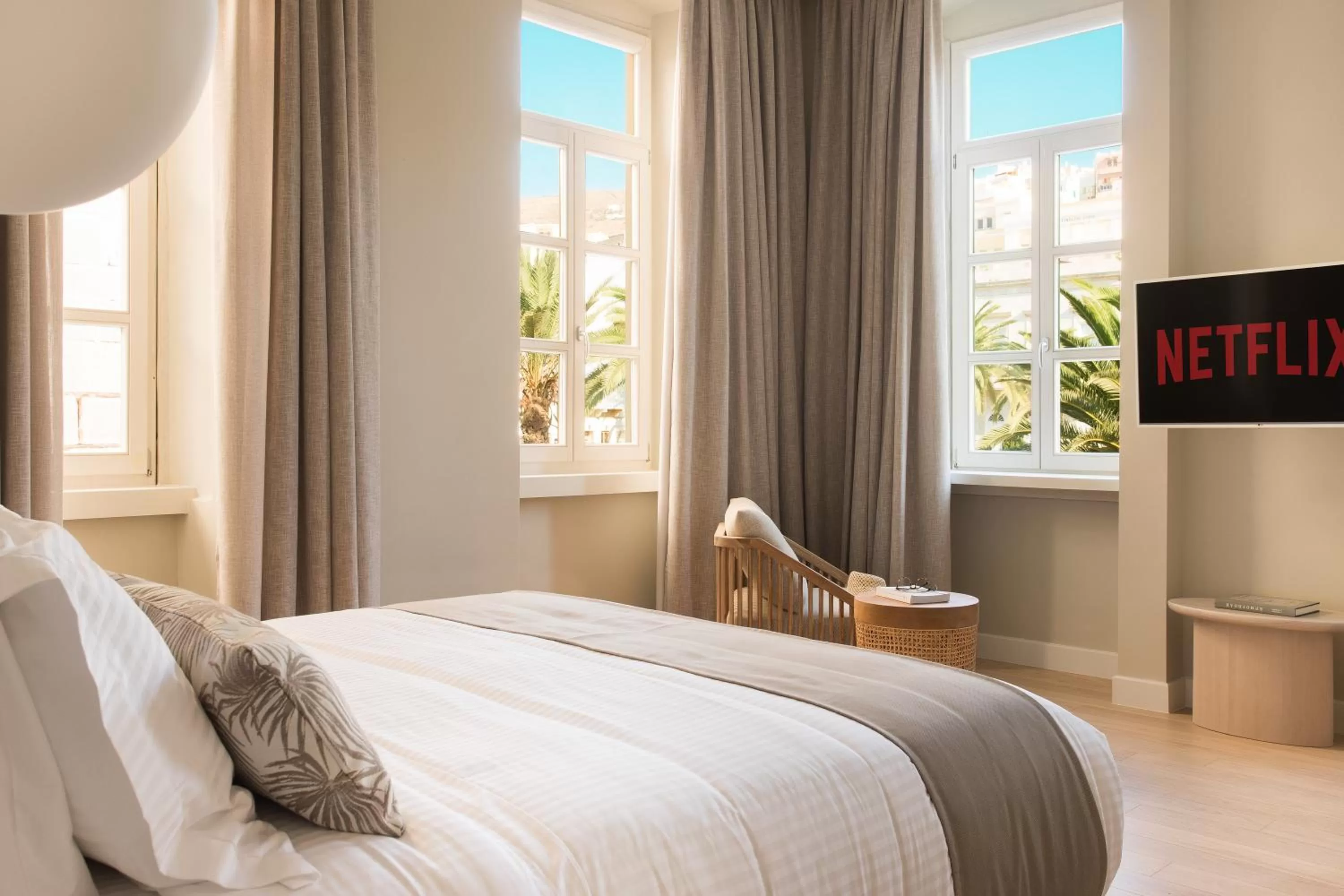 Nearby landmark, Bed in SYROS SOUL LUXURY SUITES