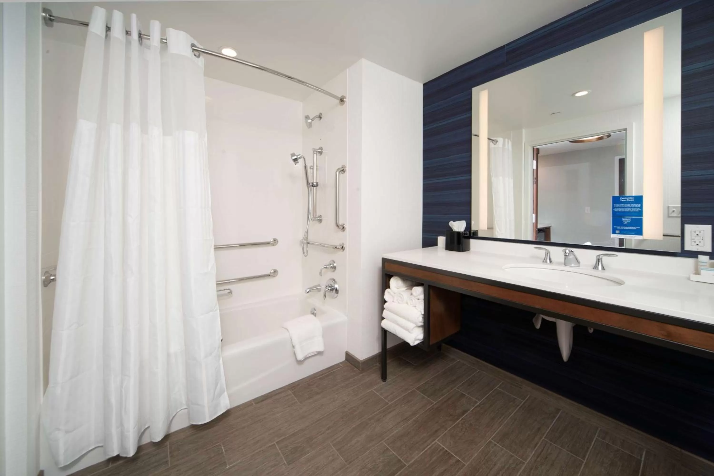 Bathroom in Hilton Garden Inn Fremont Milpitas