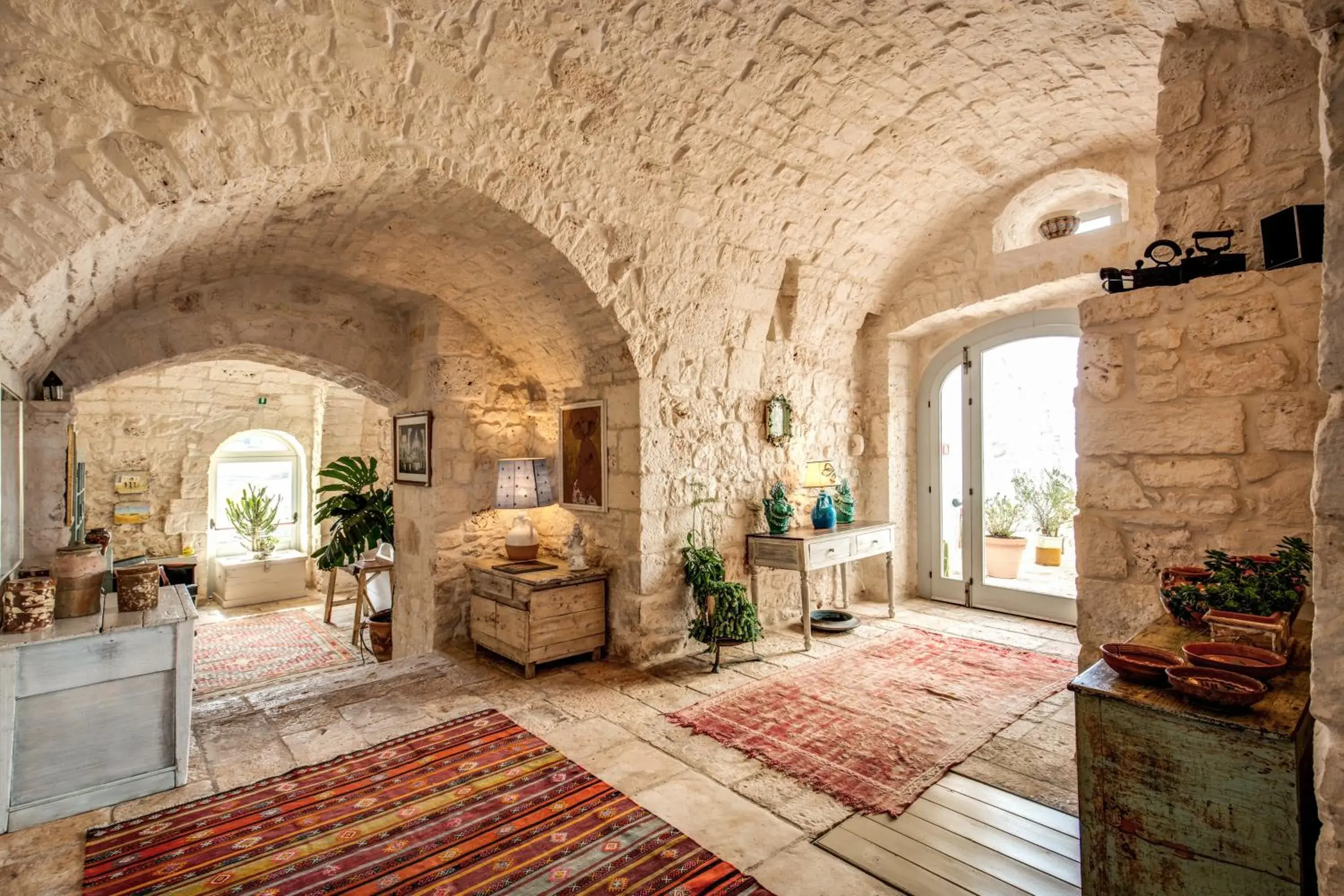 Lobby or reception in Masseria Cervarolo