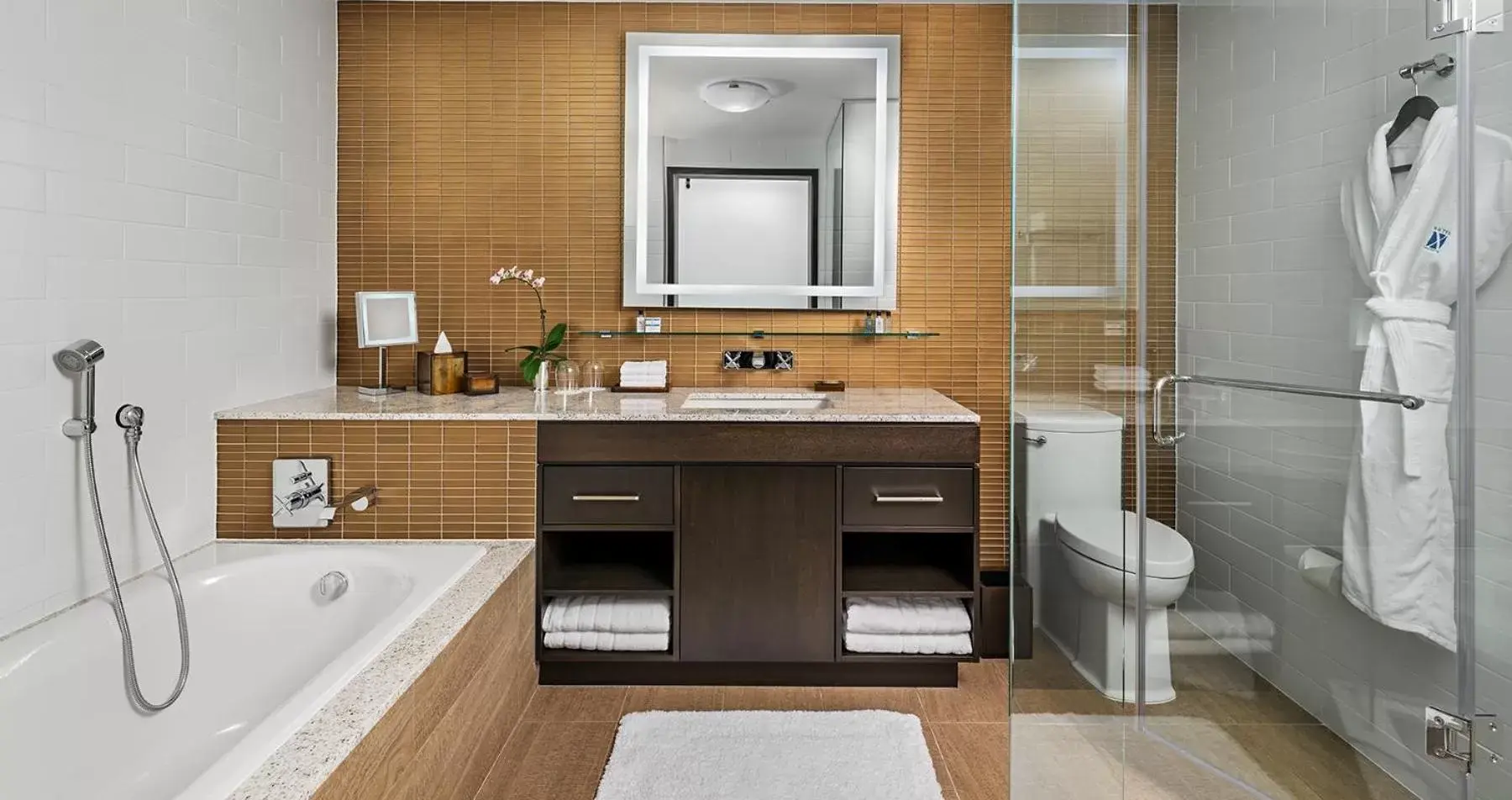 Bathroom in Hotel X Toronto by Library Hotel Collection