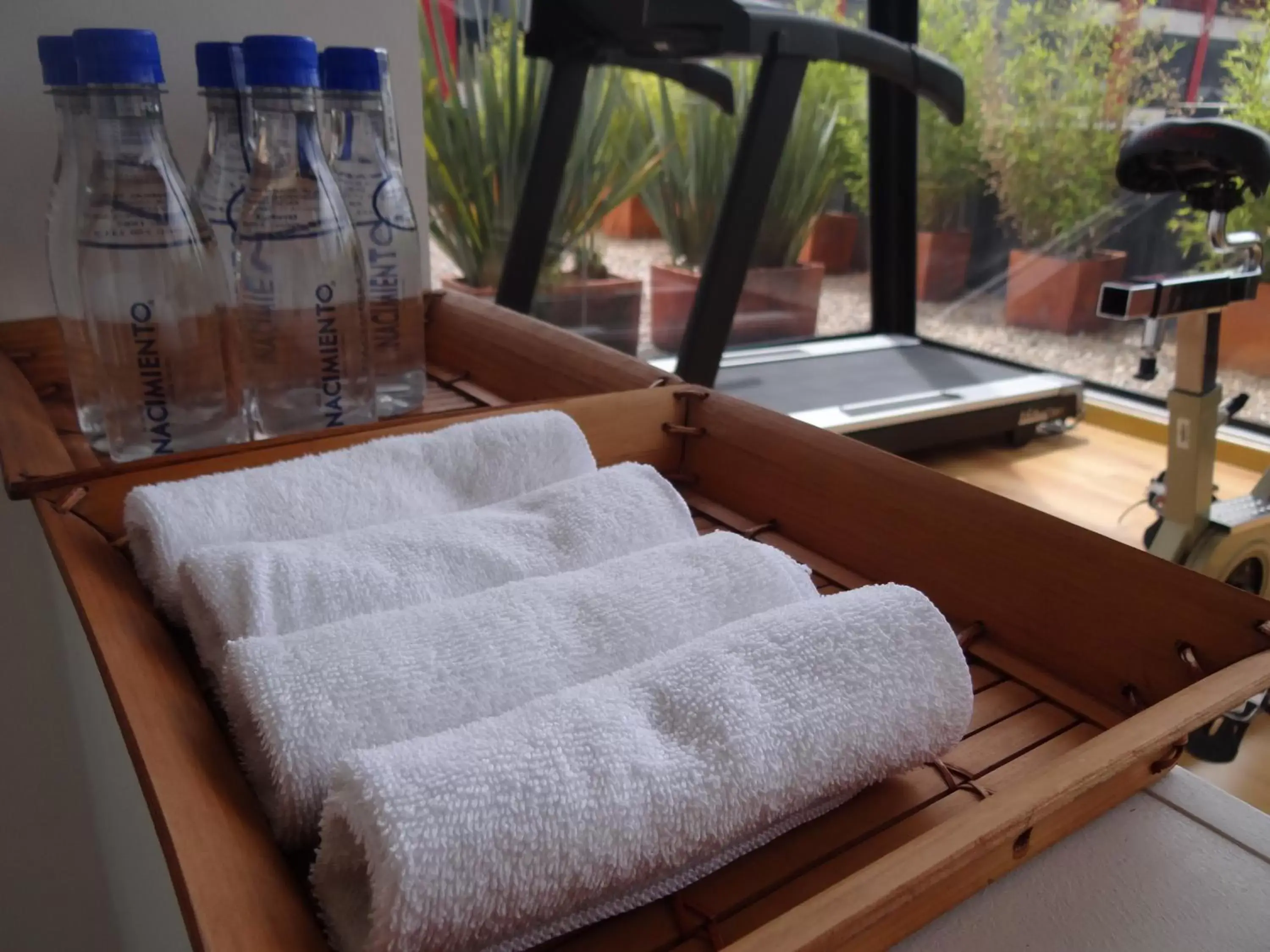 Fitness centre/facilities, Bed in Hotel bh Parque 93