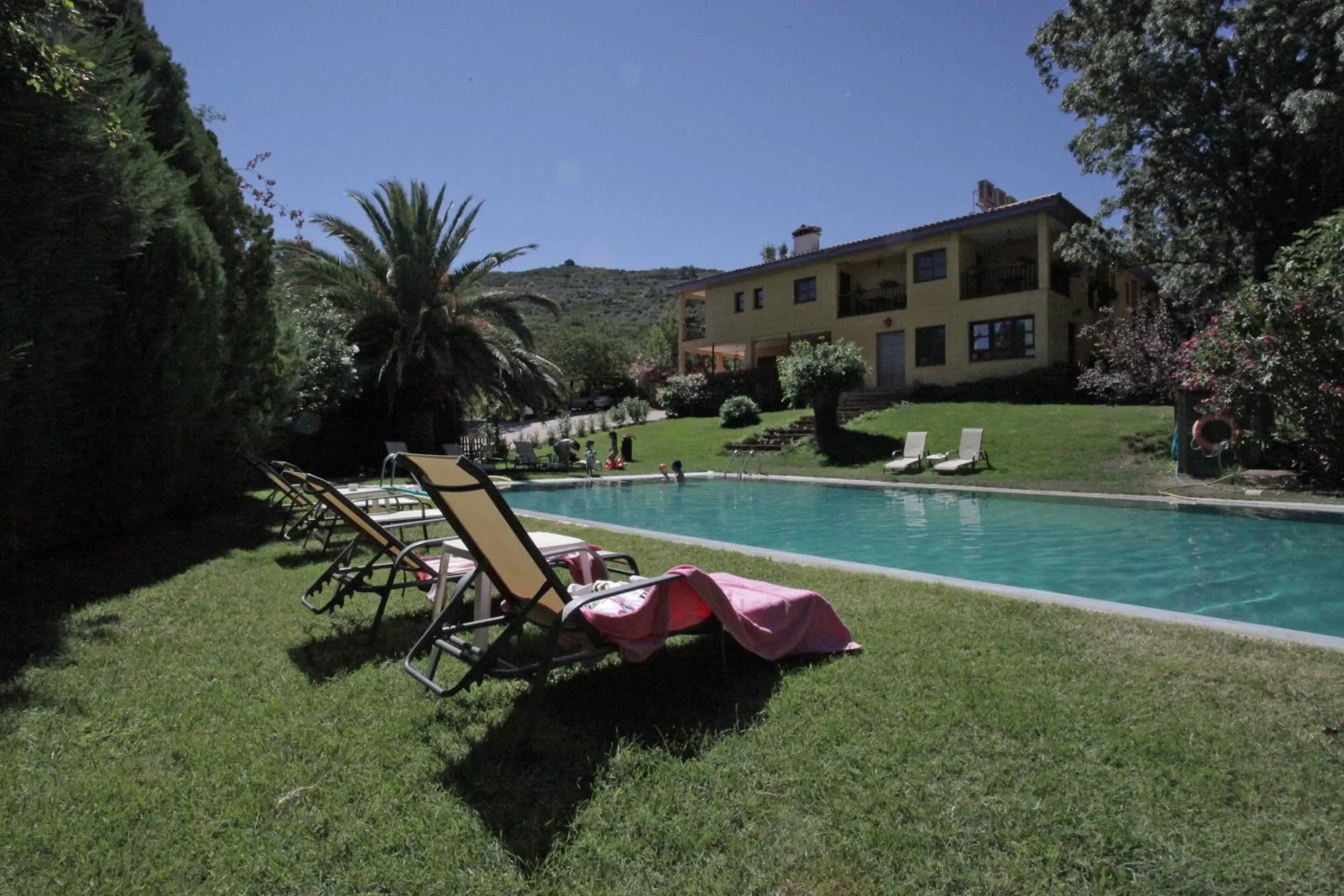 Swimming pool in Hotel Rural Xerete