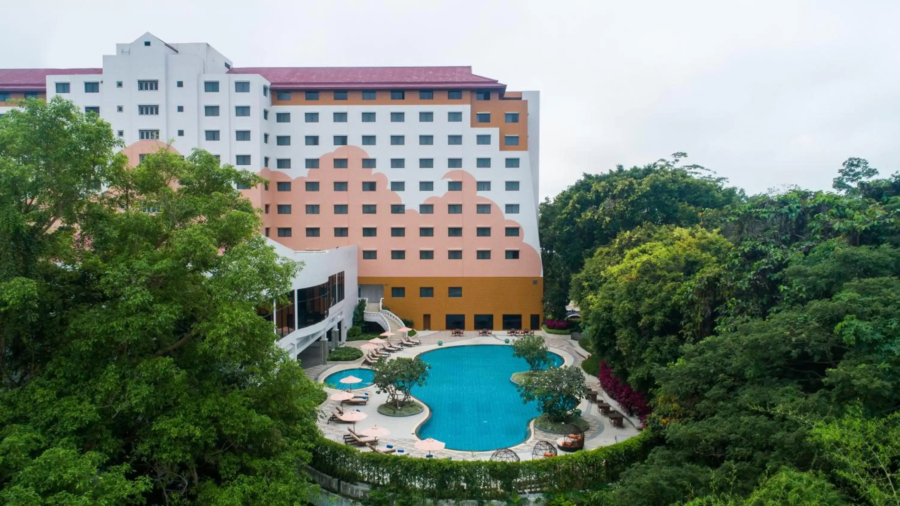 Bird's eye view, Pool View in The Heritage Chiang Rai Hotel and Convention - SHA Extra Plus