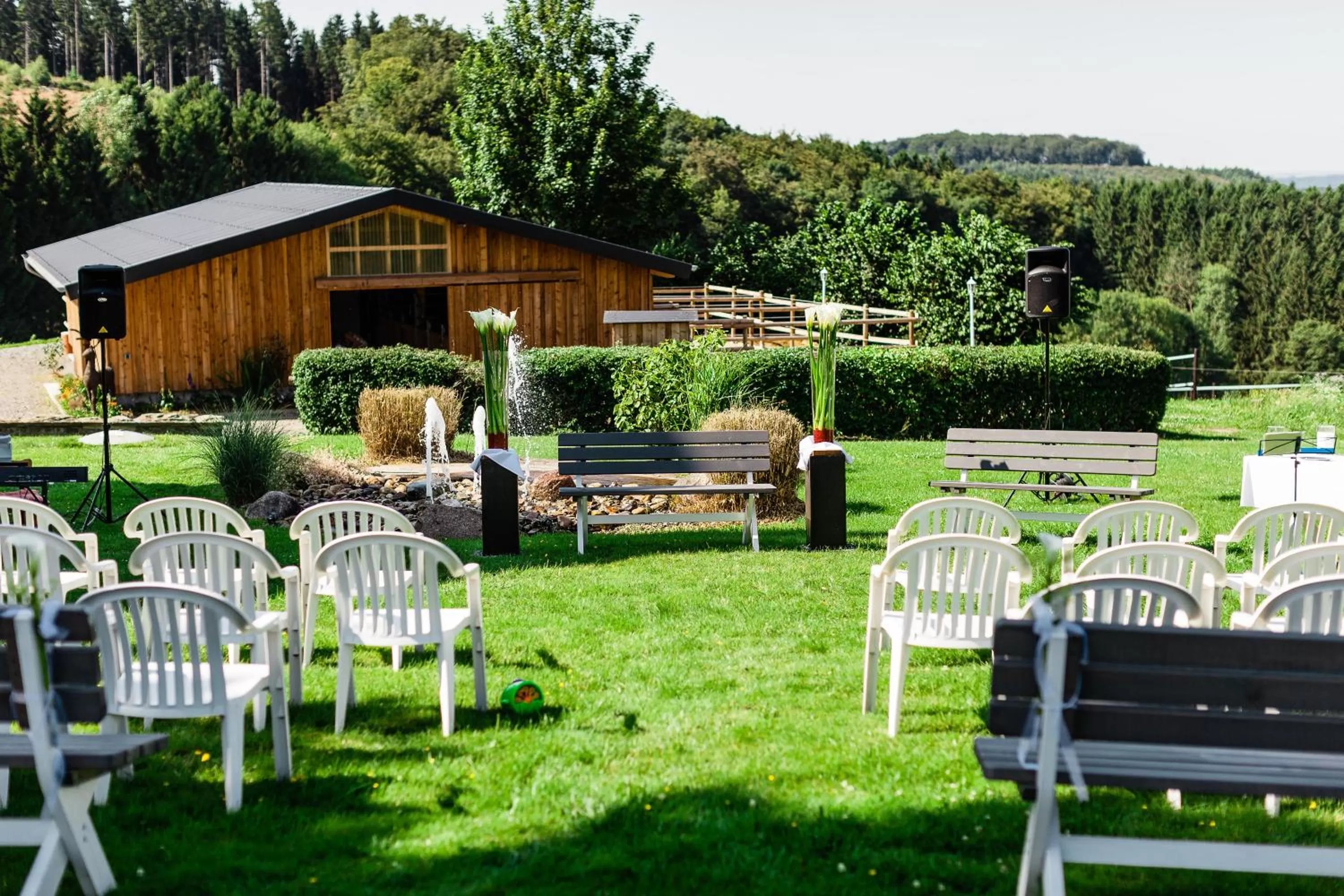Patio in Gasthof Spelsberg