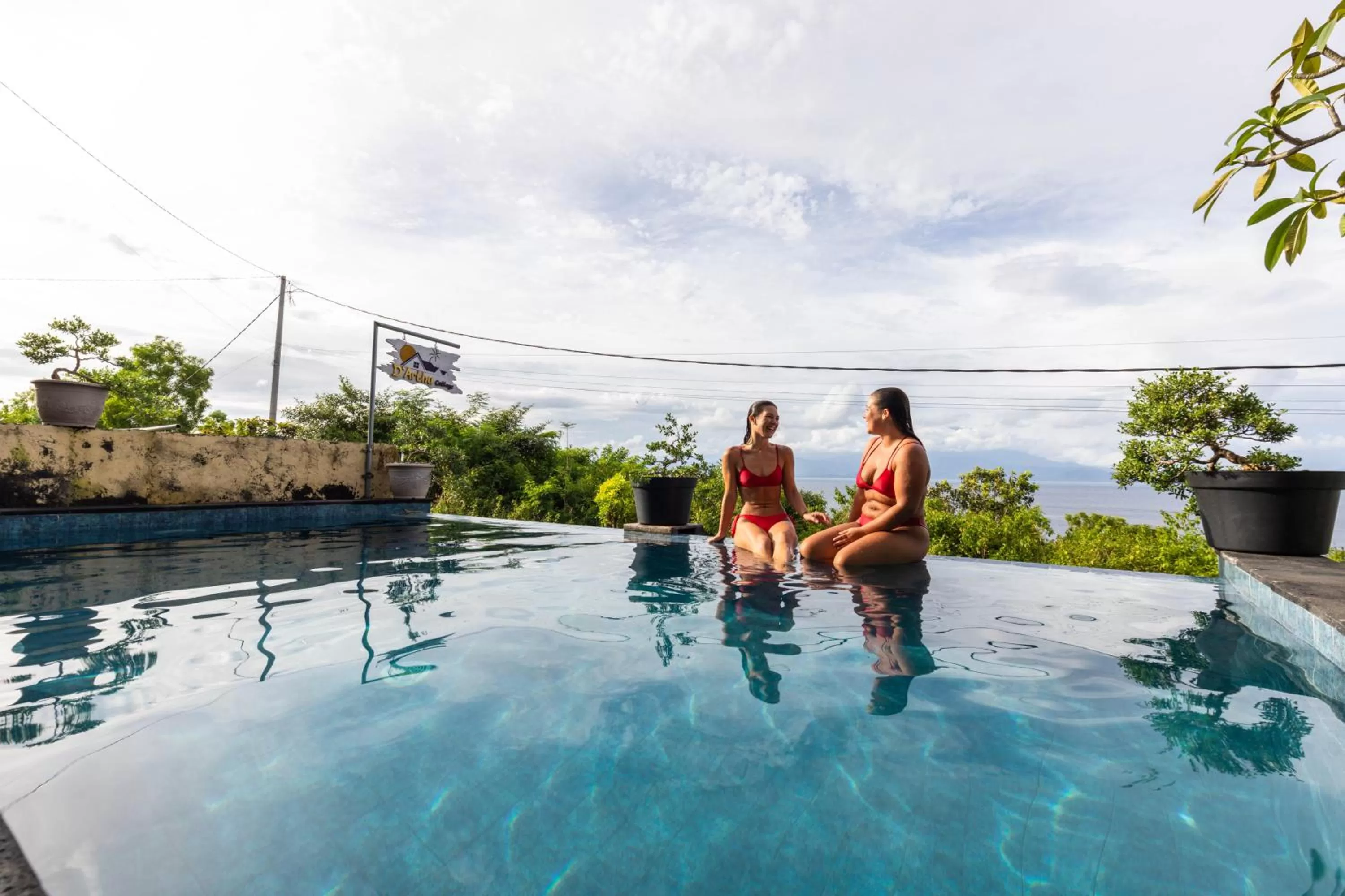 People, Swimming Pool in D' Artha Cottage