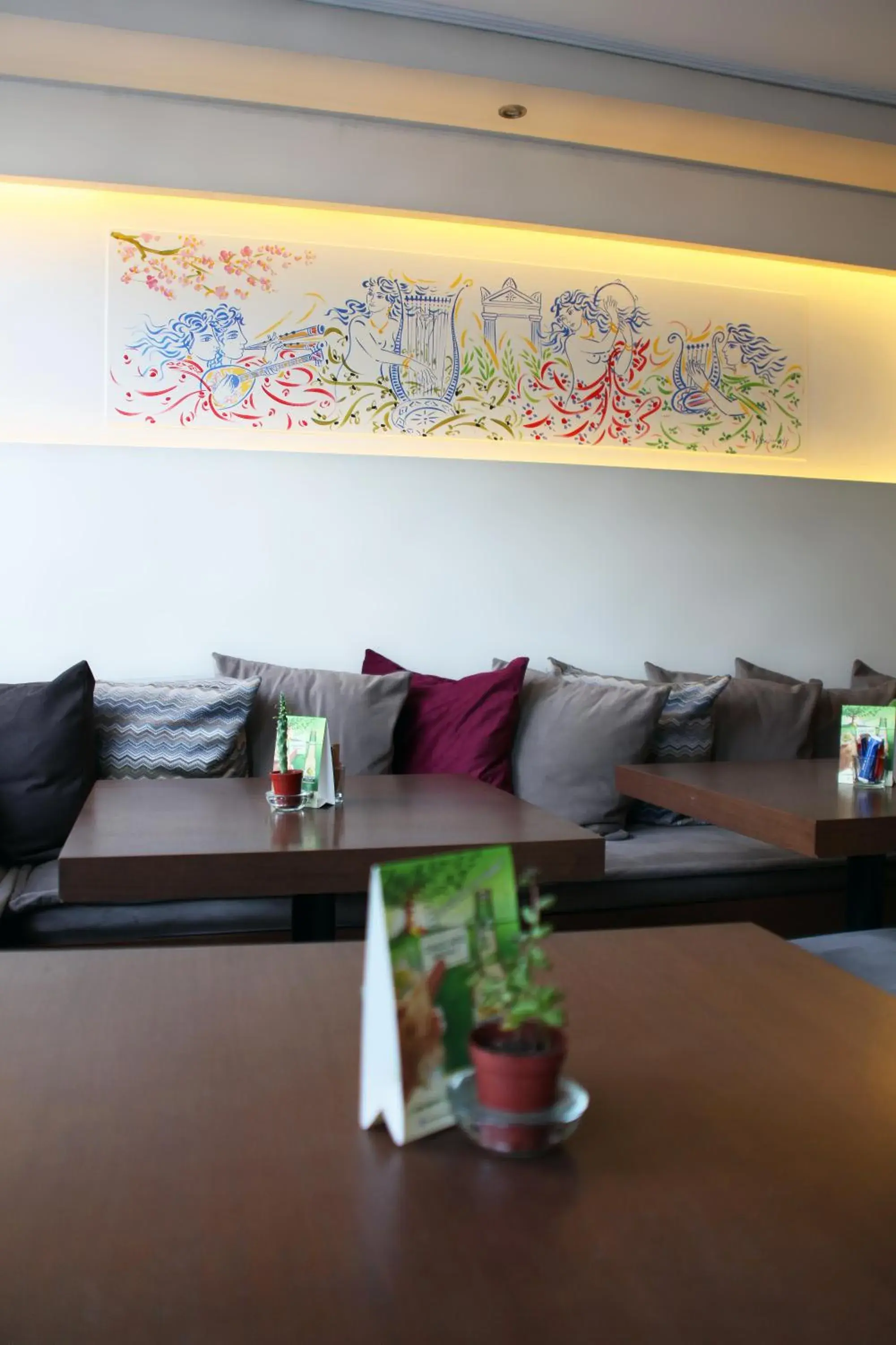 Communal lounge/ TV room, Seating Area in Phidias Hotel